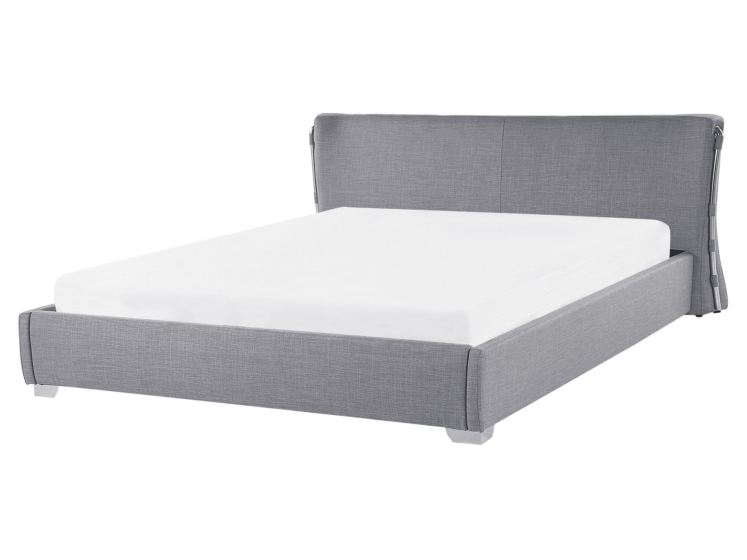 Fabric EU King Size Waterbed Grey PARIS