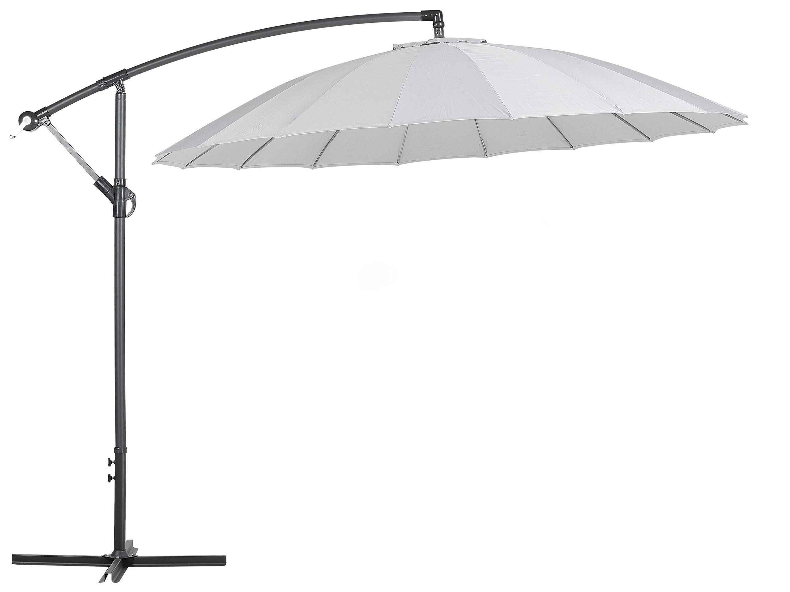 Cantilever Garden Parasol 2.68 m Light Grey CALABRIA II