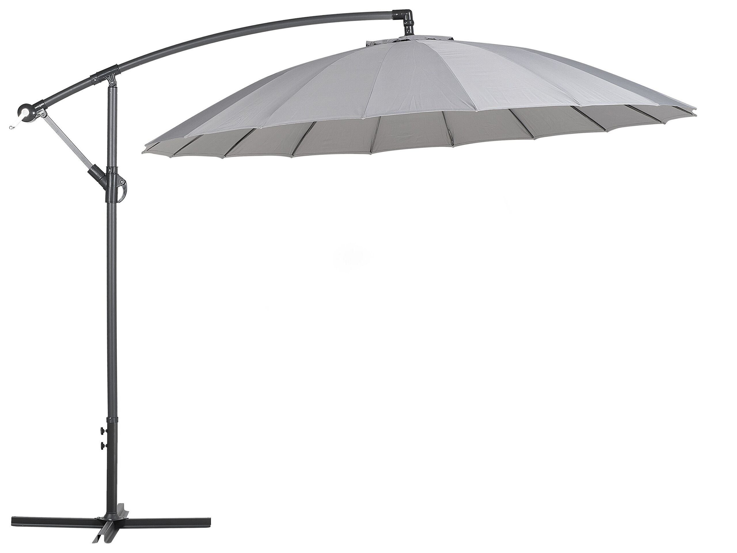 Cantilever Garden Parasol 2.68 m Dark Grey CALABRIA II