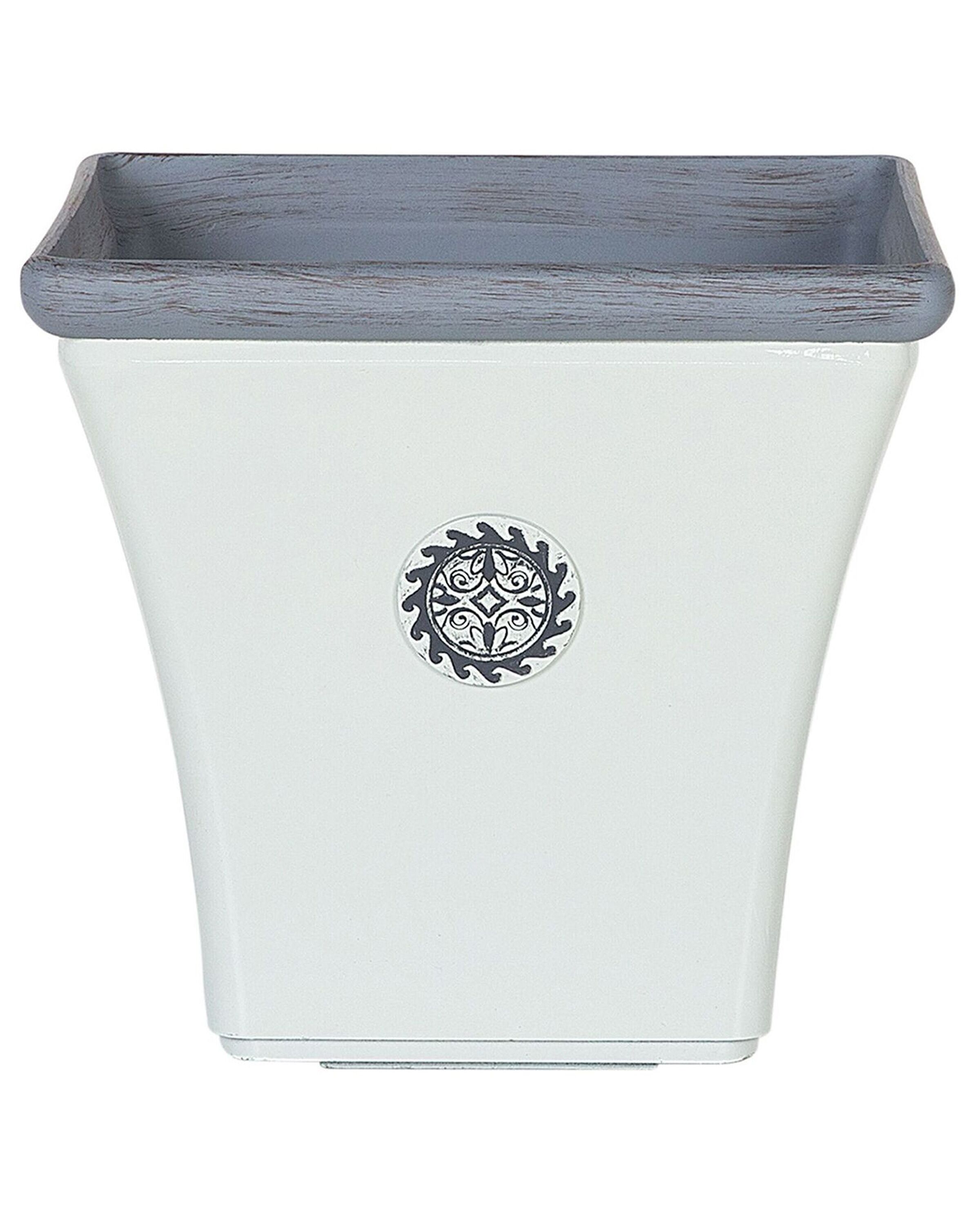 Plant Pot 43 x 43 x 39 cm White ELATEIA