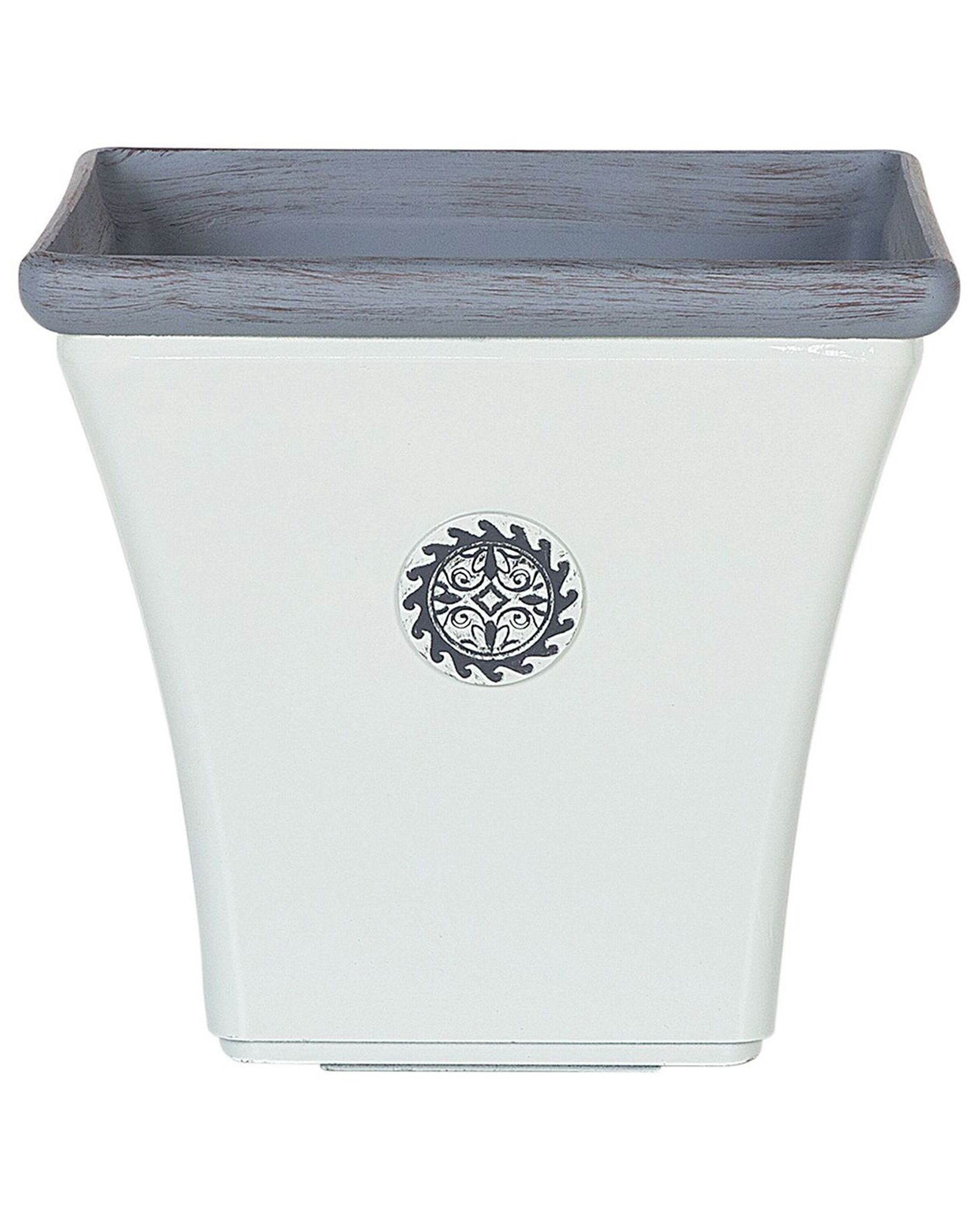 Plant Pot 37 x 37 x 35 cm White ELATEIA