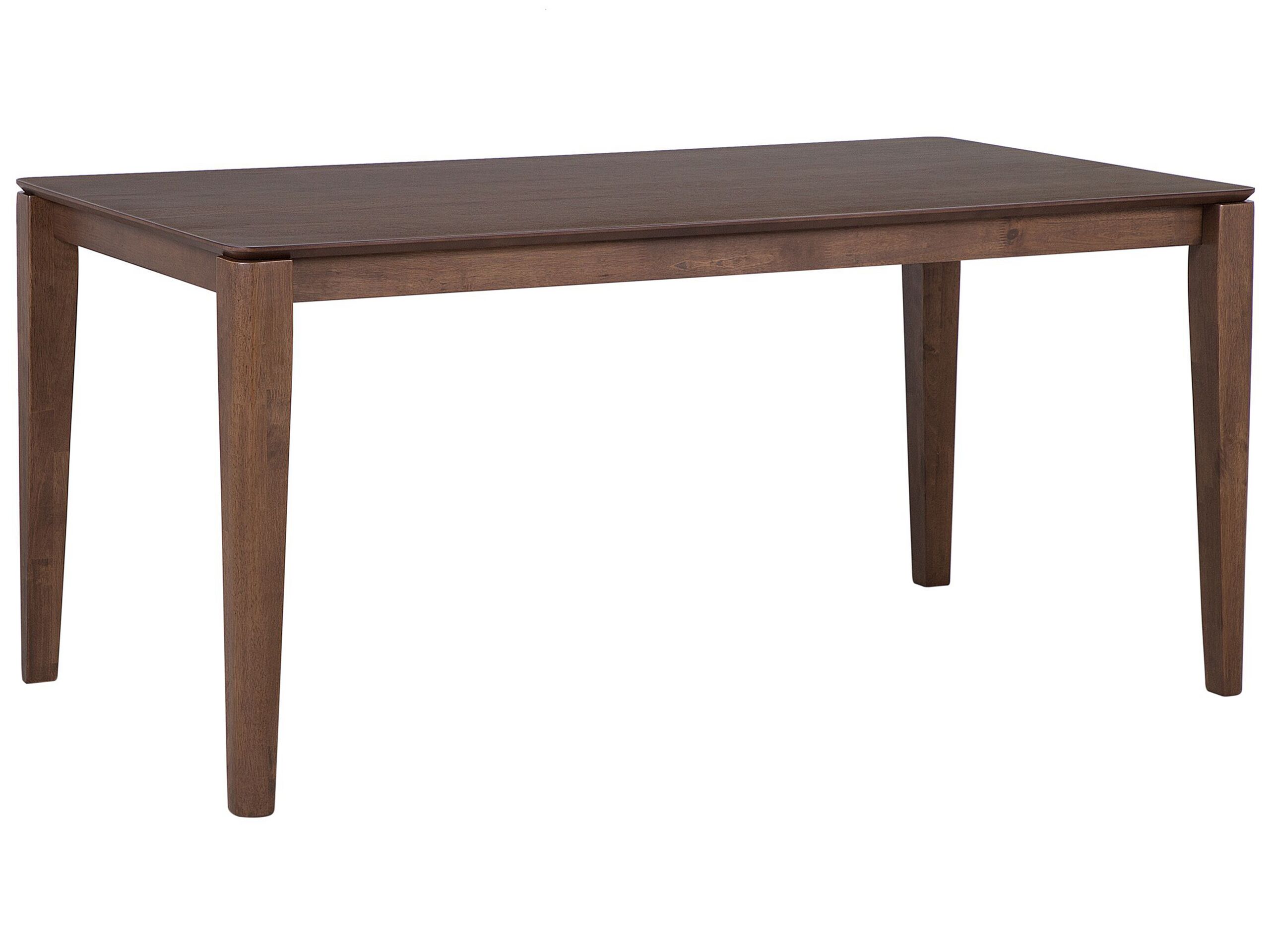 Dining Table 160 x 90 cm Dark Wood LOTTIE