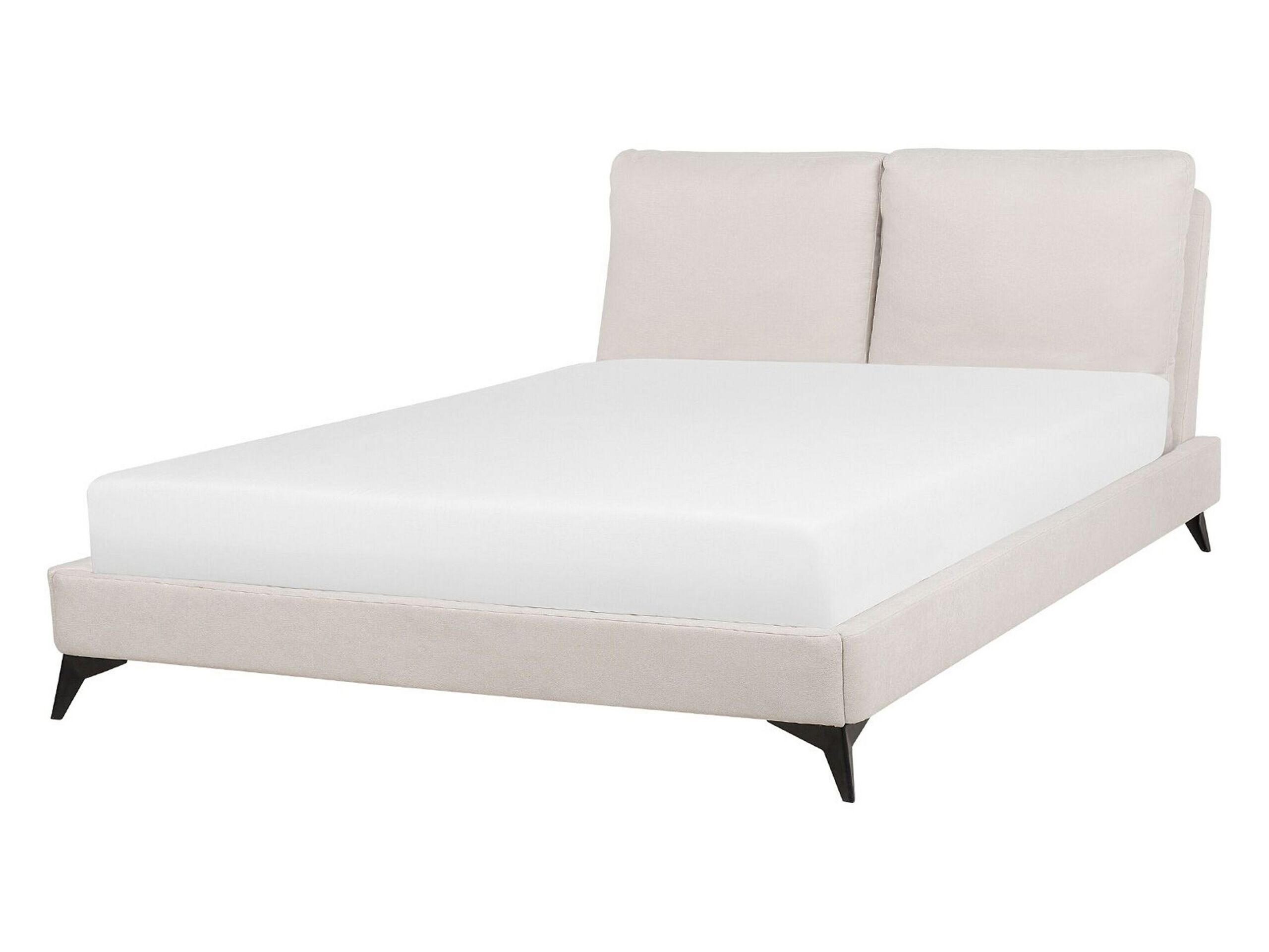 Chenille EU Double Size Bed Light Beige MELLE