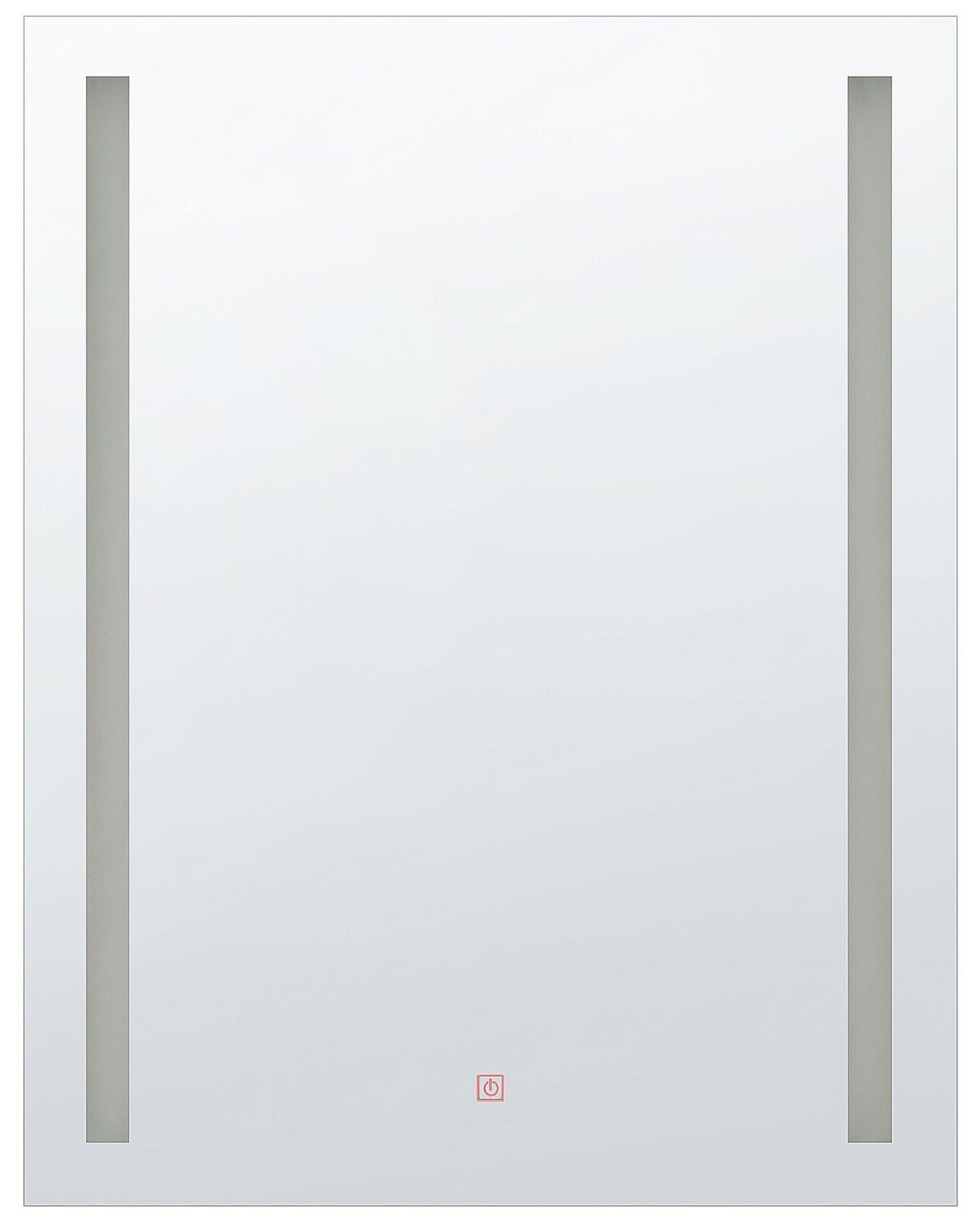 LED Wall Mirror 60x80cm Silver