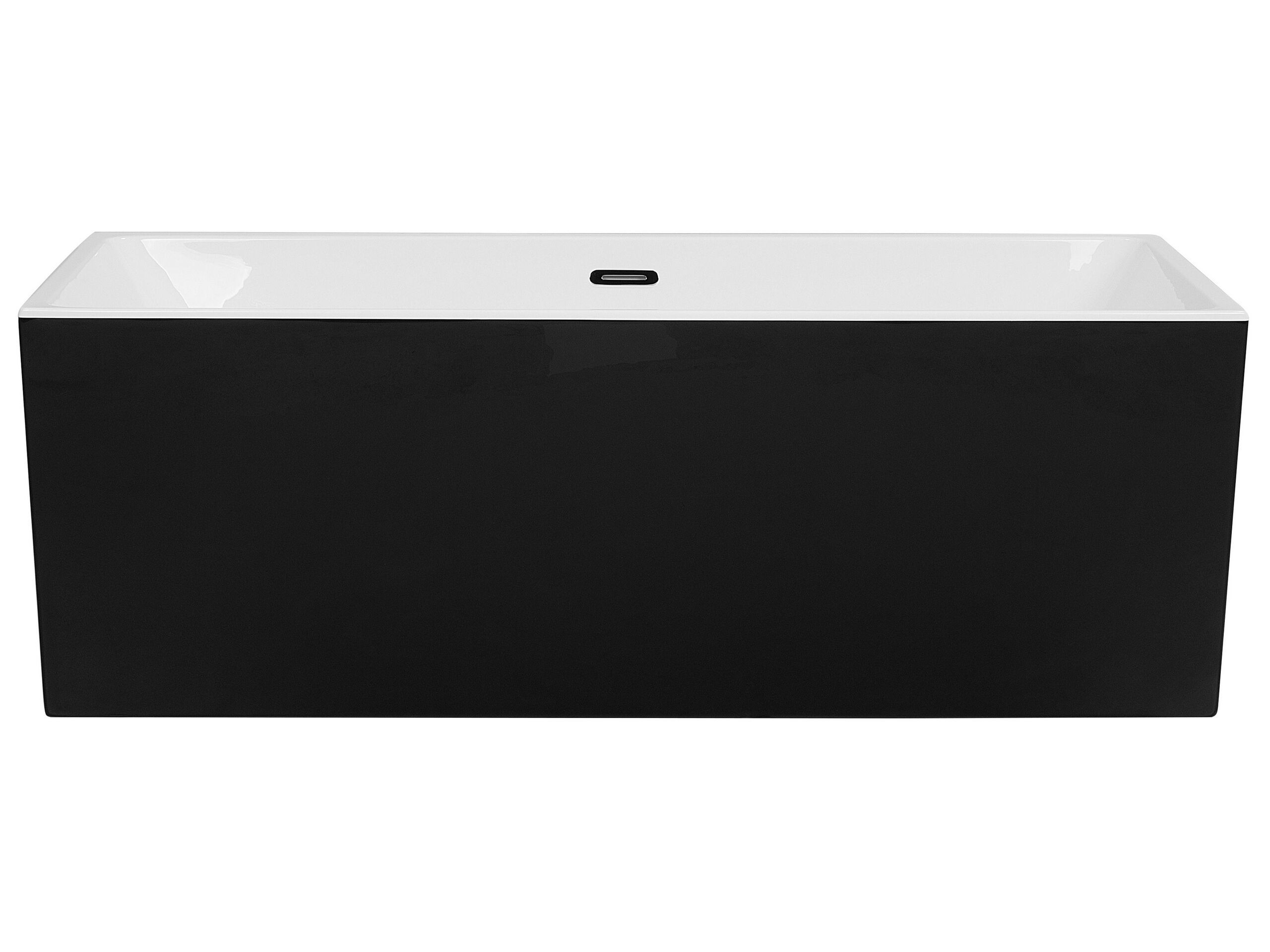 Freestanding Bath 1700 x 810 mm Black RIOS