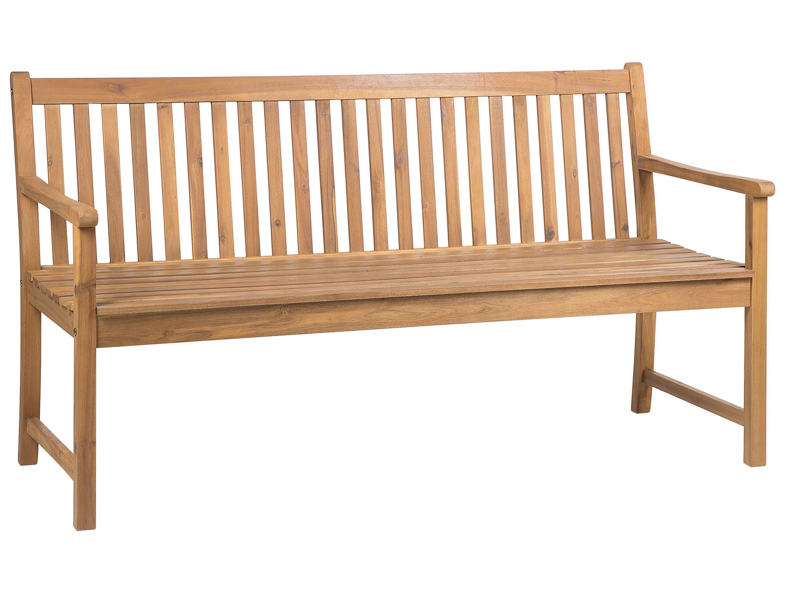 Acacia Wood Garden Bench 160 cm VIVARA