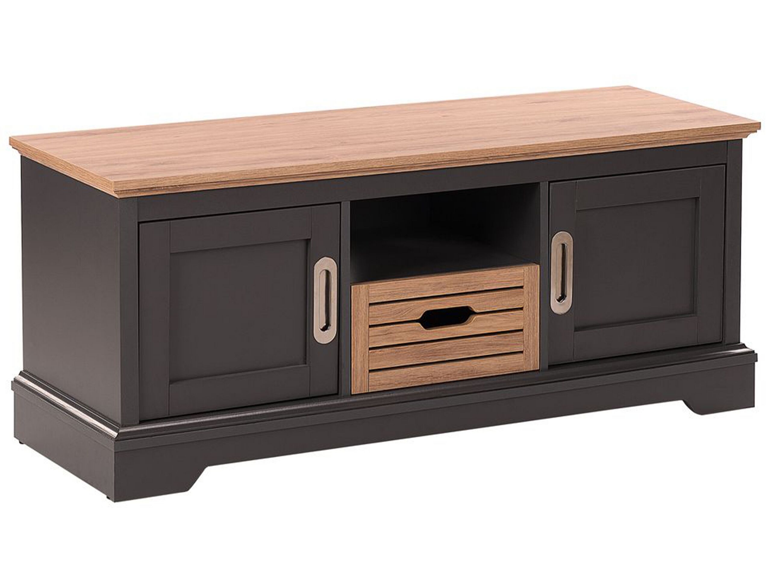 TV Stand Light Wood with Grey GARET
