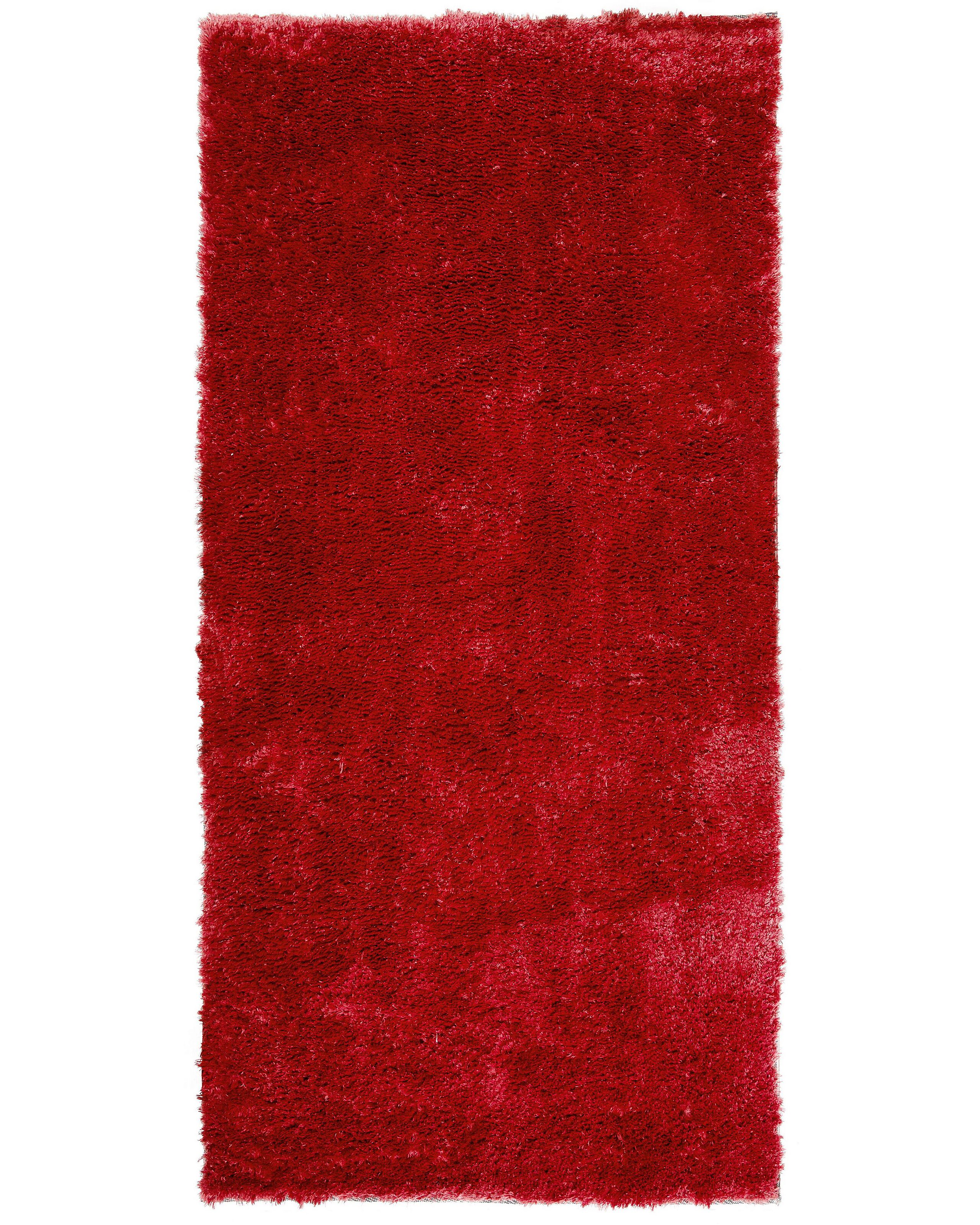 Shaggy Area Rug 80x150cm Red