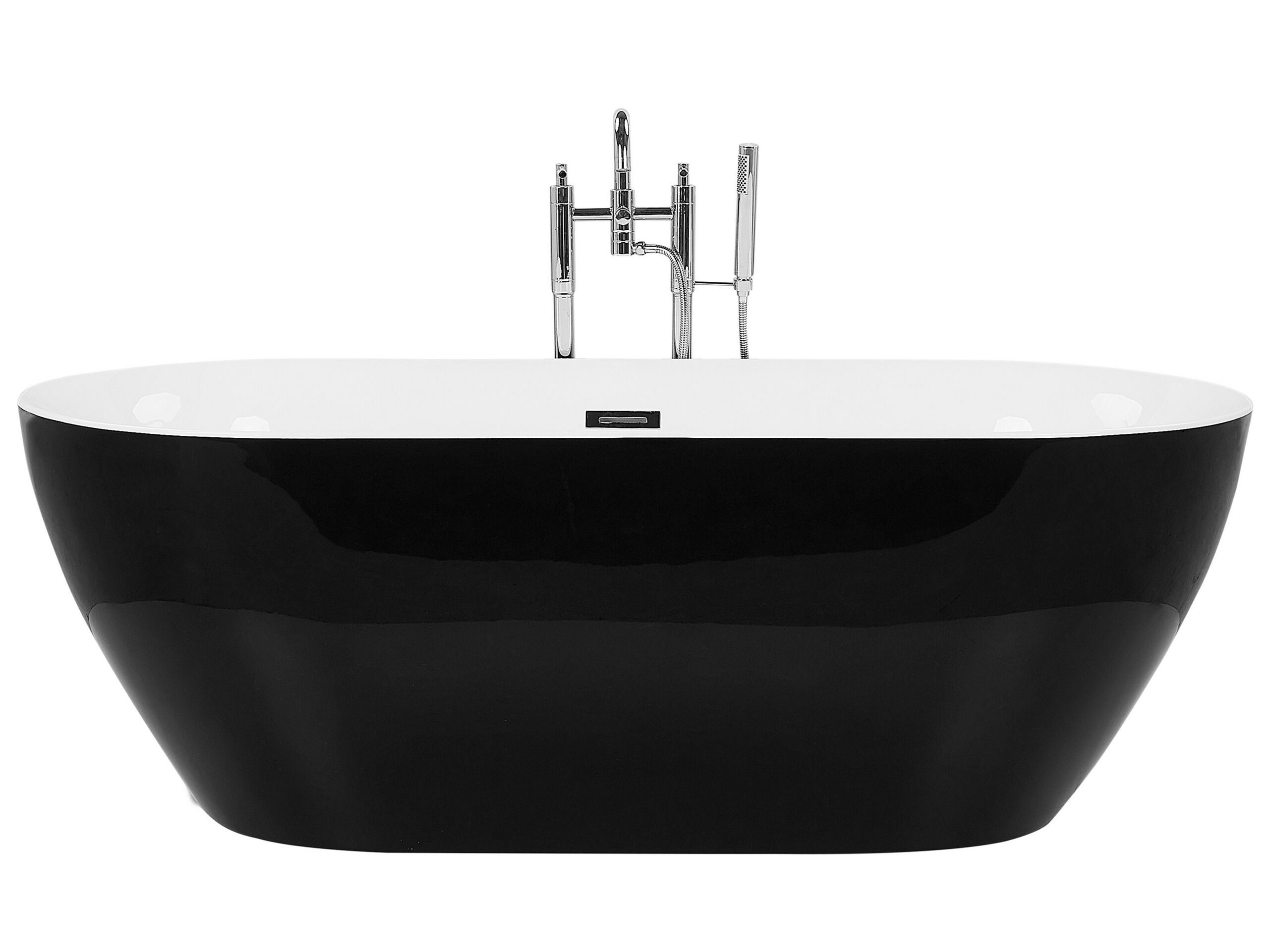 Freestanding Bath 1700 x 800 mm Black CARRERA