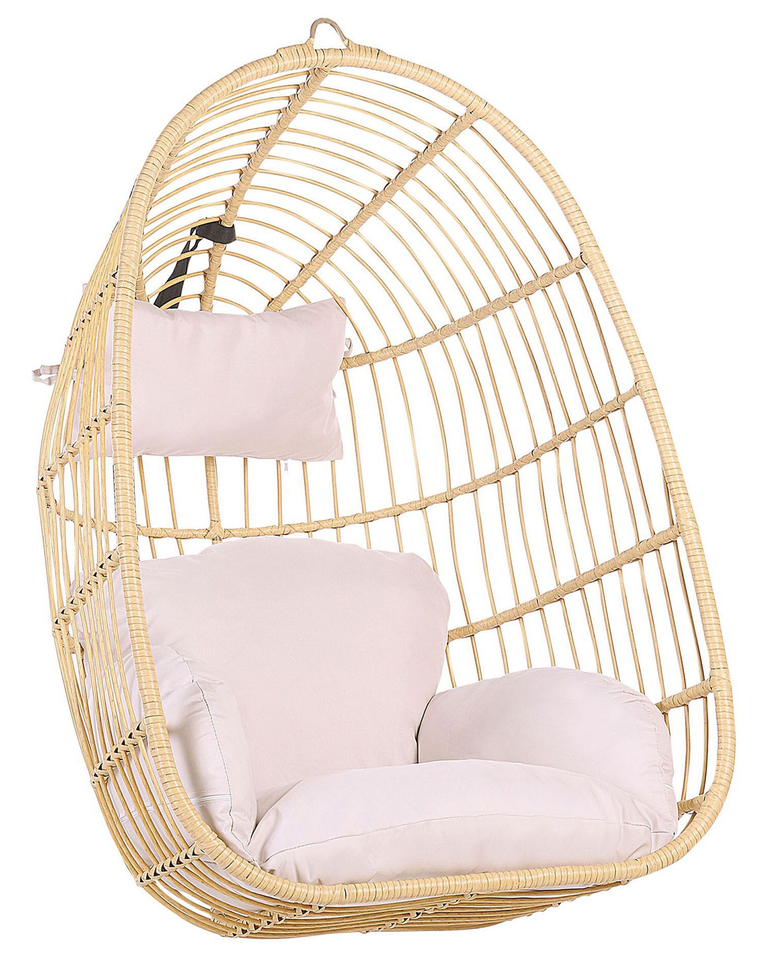 PE Rattan Hanging Chair Natural CASOLI