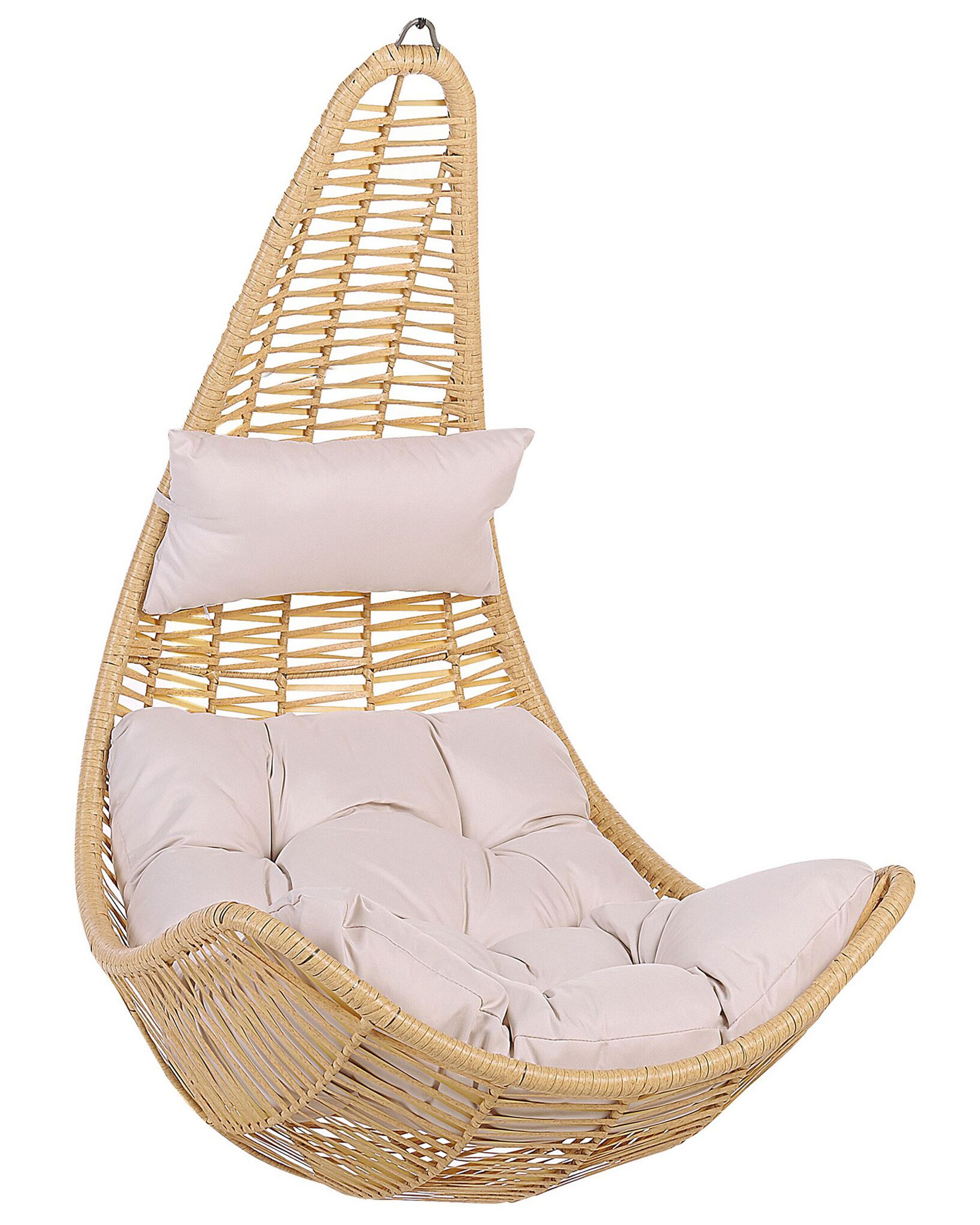 PE Rattan Hanging Chair Natural ATRI II