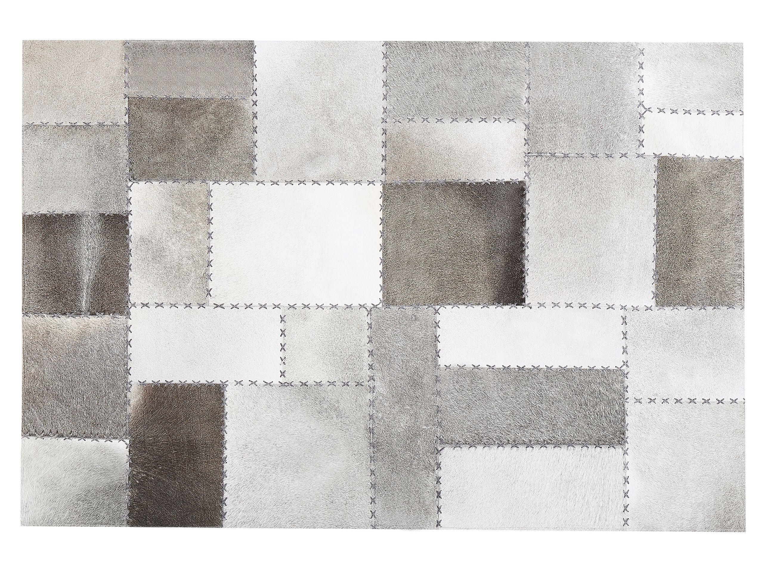 Cowhide Area Rug Brown 160x230cm