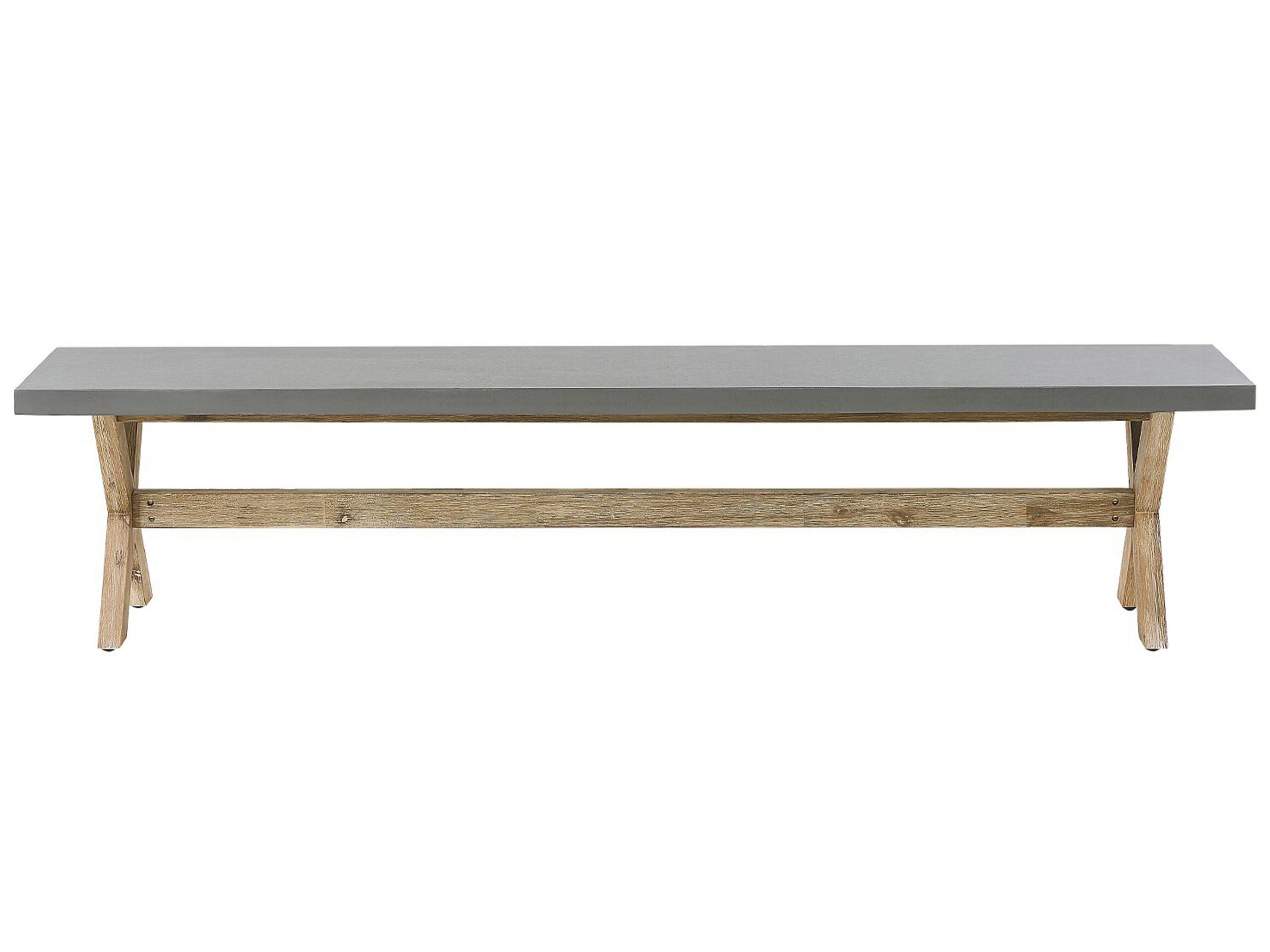 Concrete Outdoor Bench Grey OLBIA
