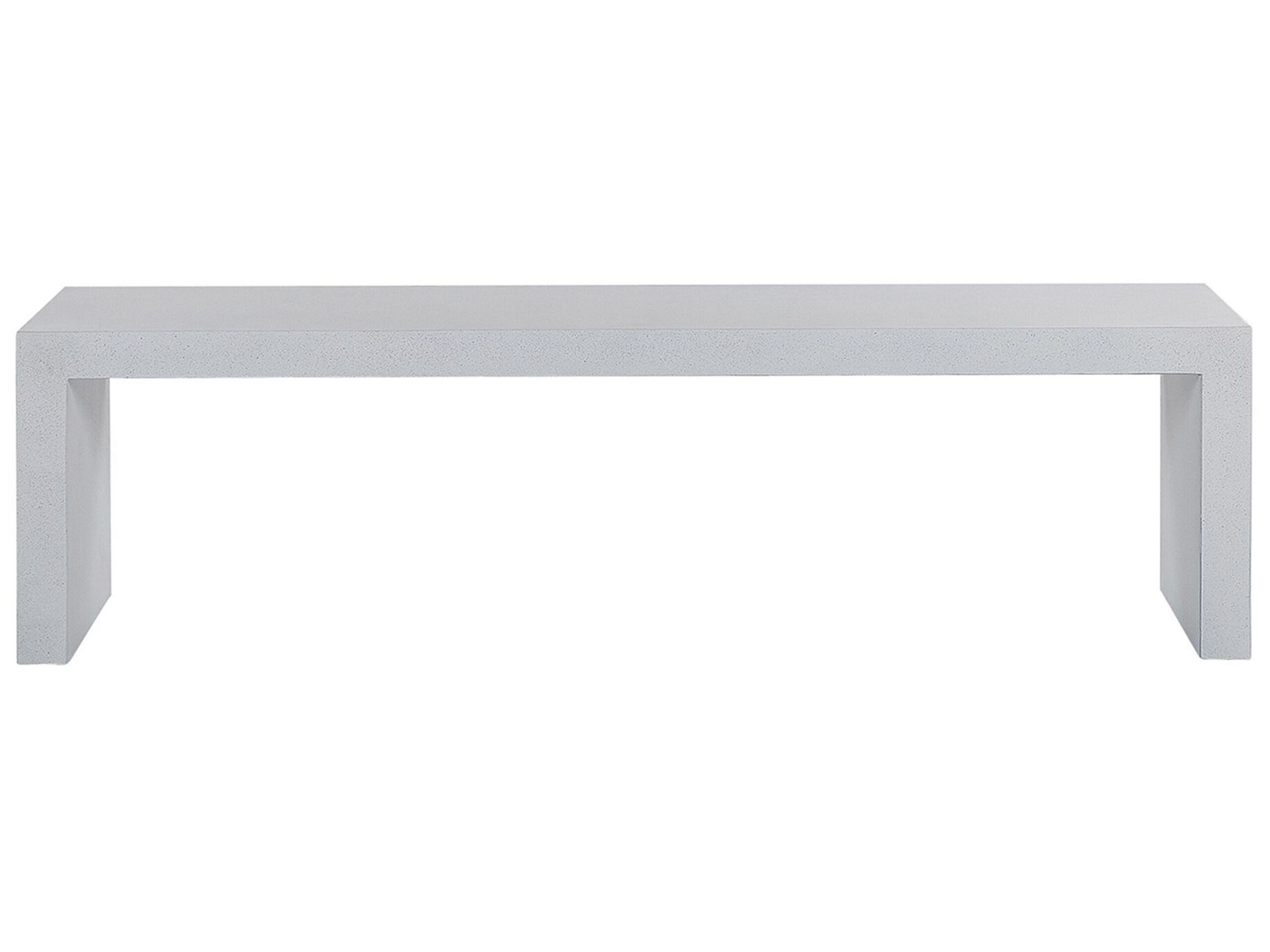 Concrete Outdoor Bench White TARANTO