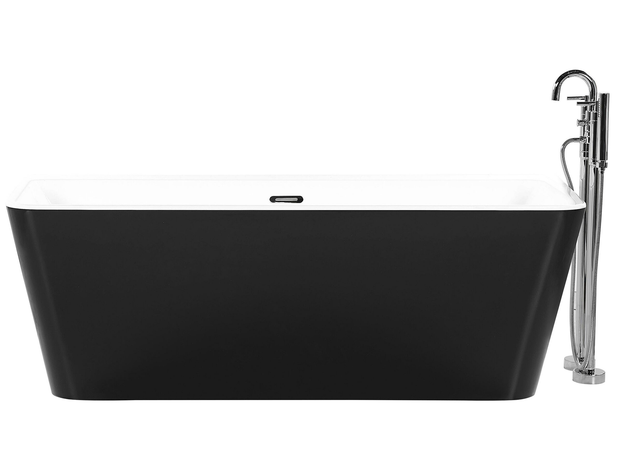 Bath 1700 x 800 mm Black HASSEL