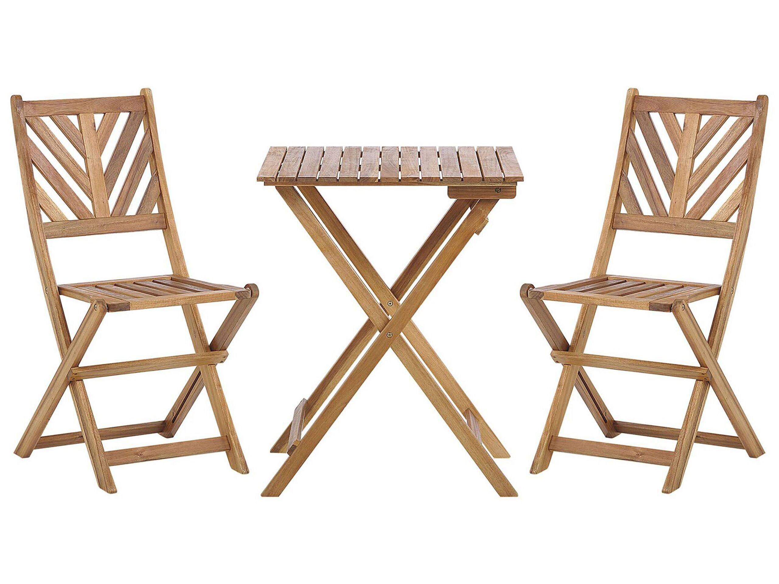 Acacia Wood Bistro Set TERNI
