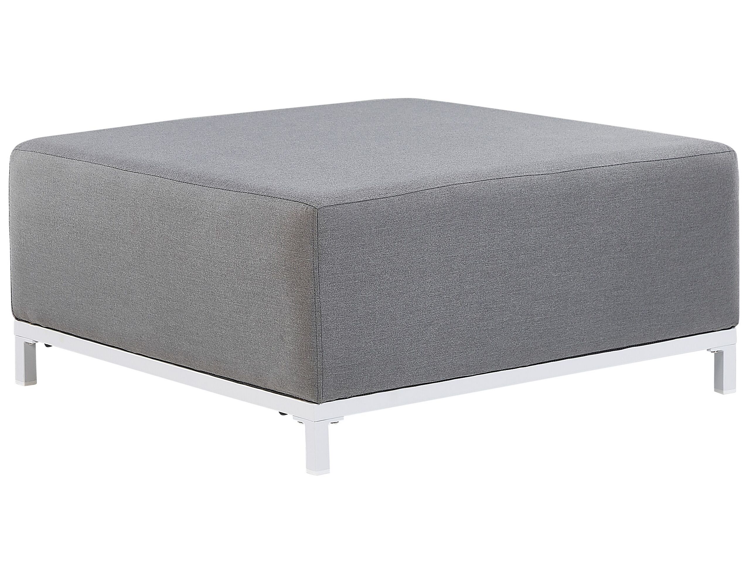 Garden Ottoman Grey with White ROVIGO