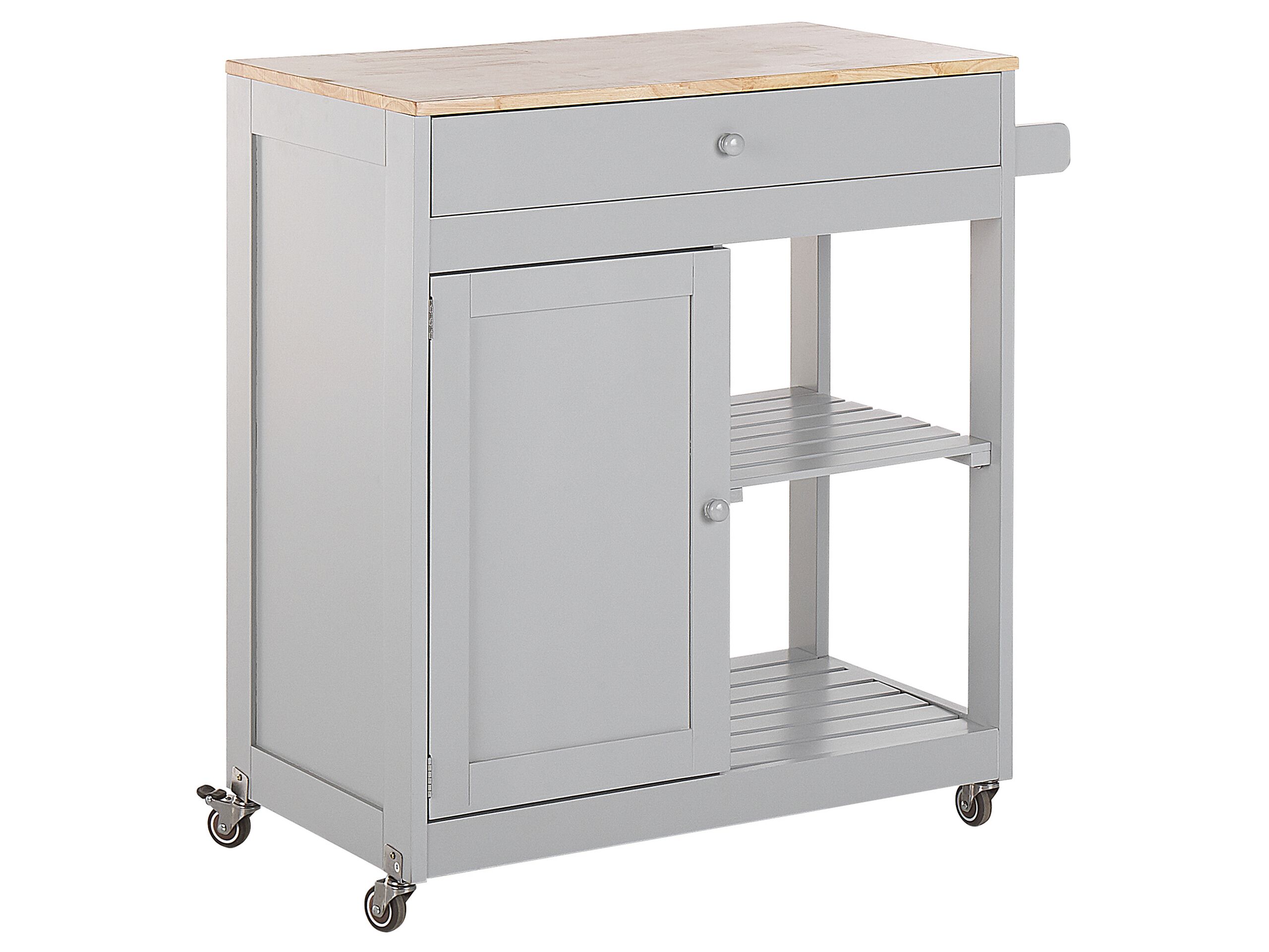 Kitchen Storage Trolley Grey TRAPANI