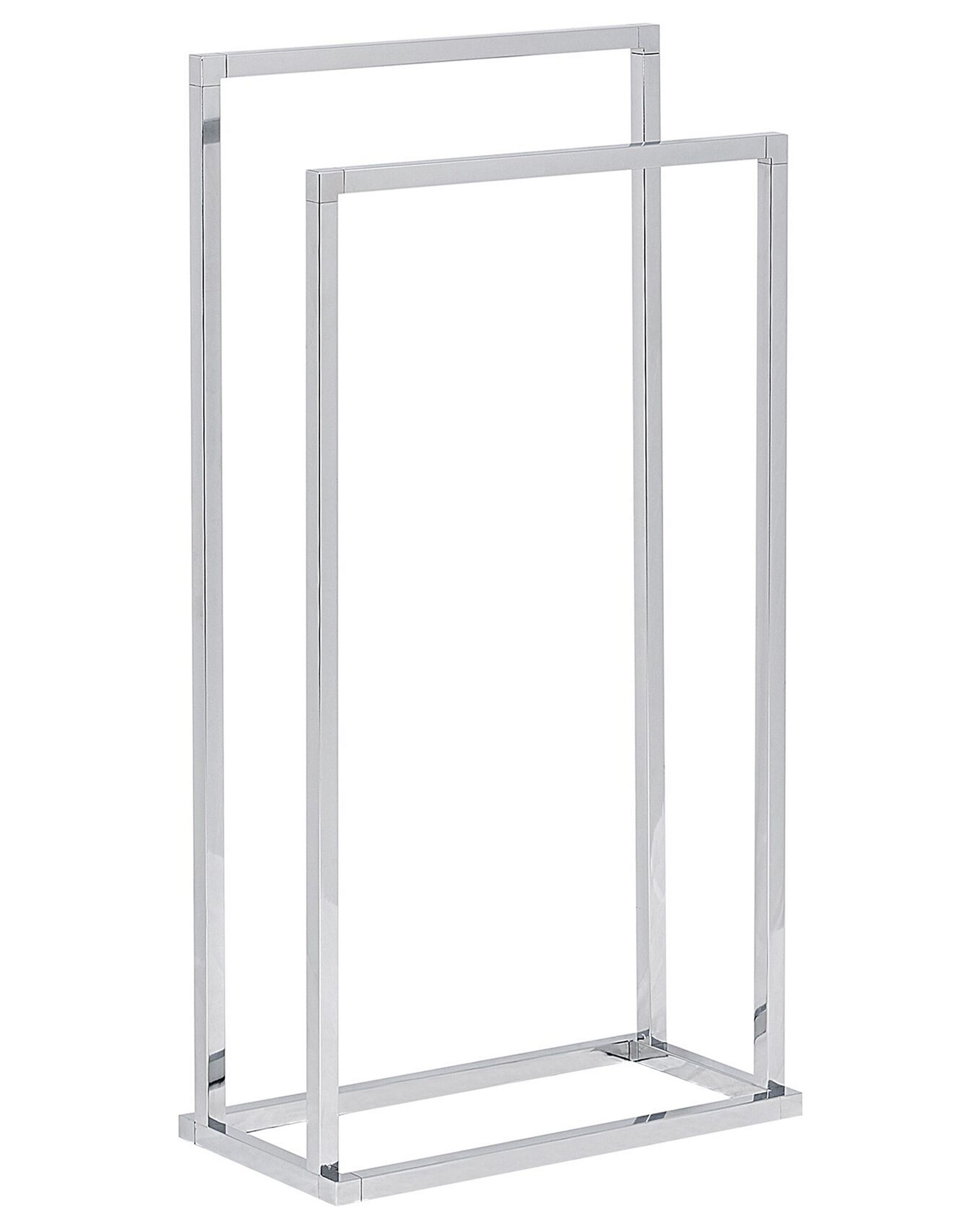 Towel Stand 45 x 85 cm Silver RECREO