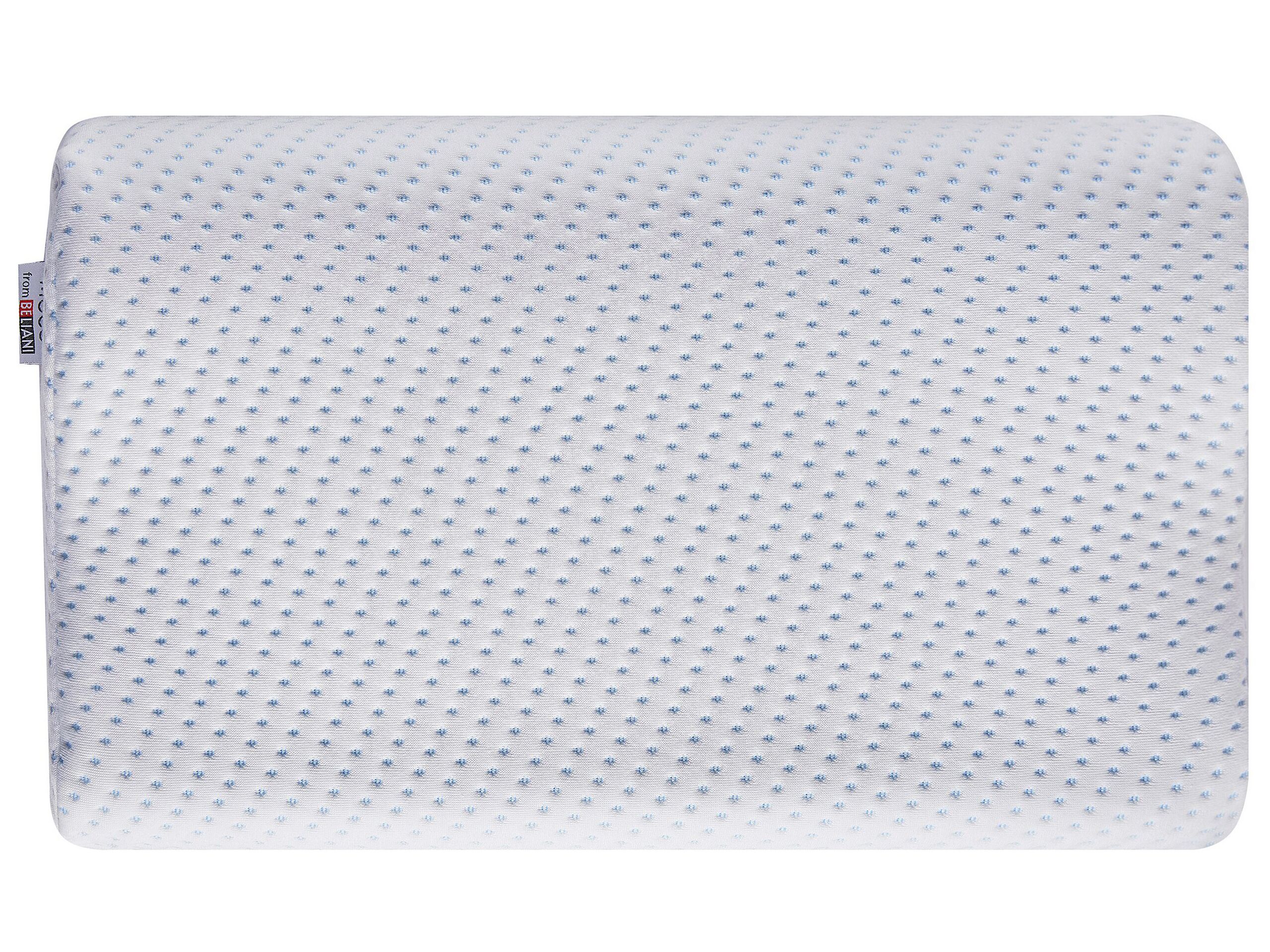 Memory Foam Bed High Profile Pillow 50 x 30 cm White KANGTO