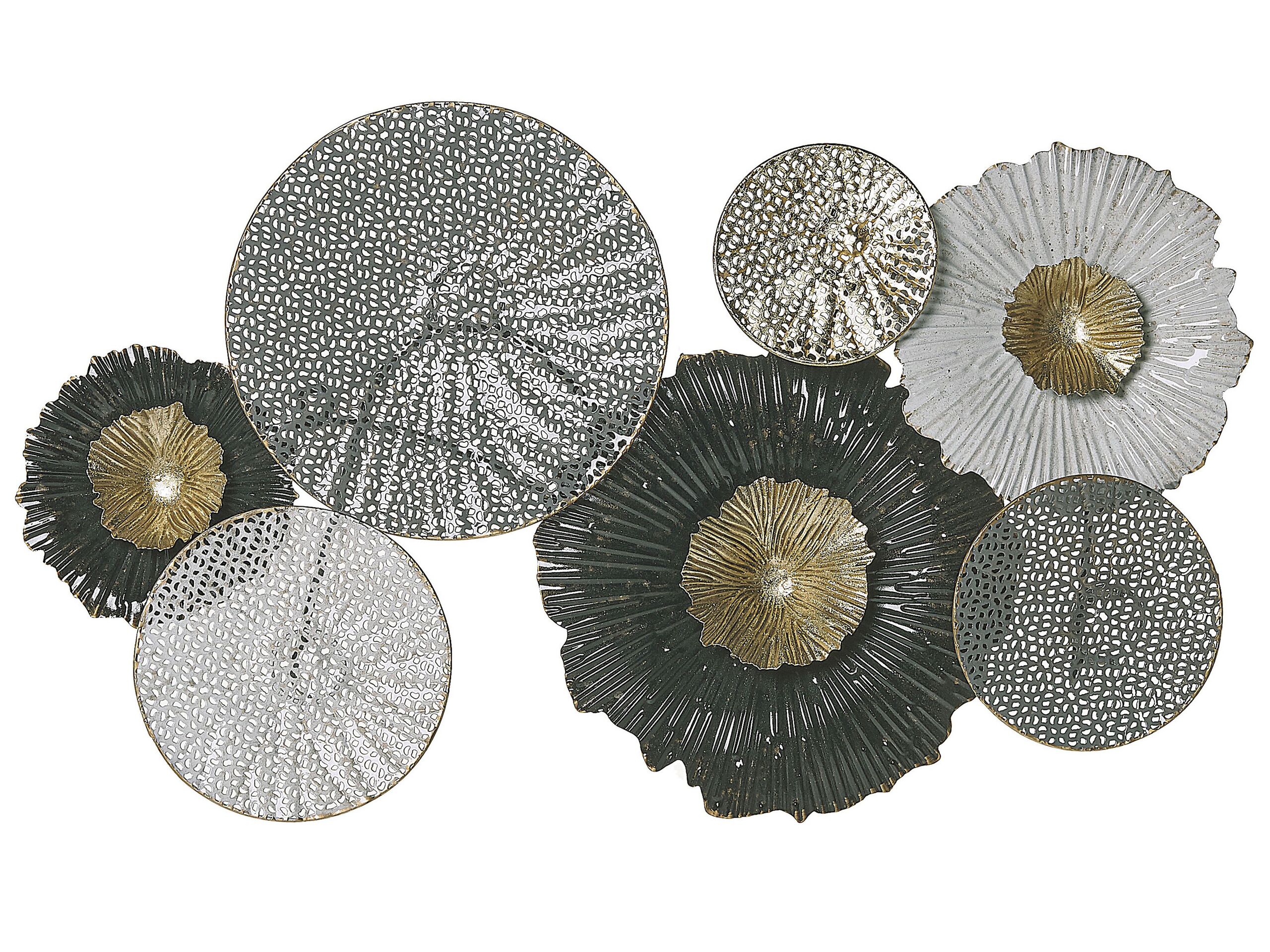 Wall DÃ cor Black and Silver ZIRCONIUM