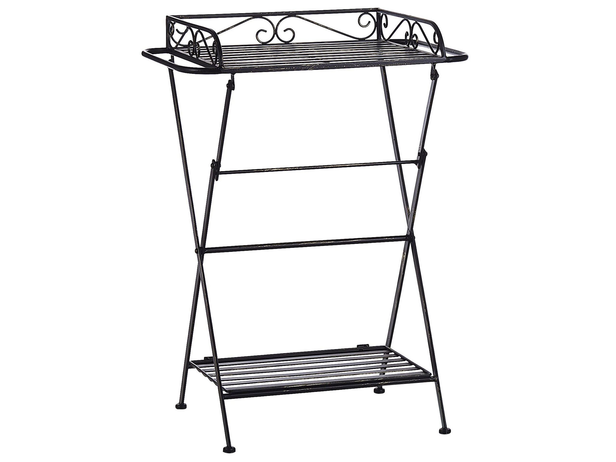 Metal Side Table Black ANCUD