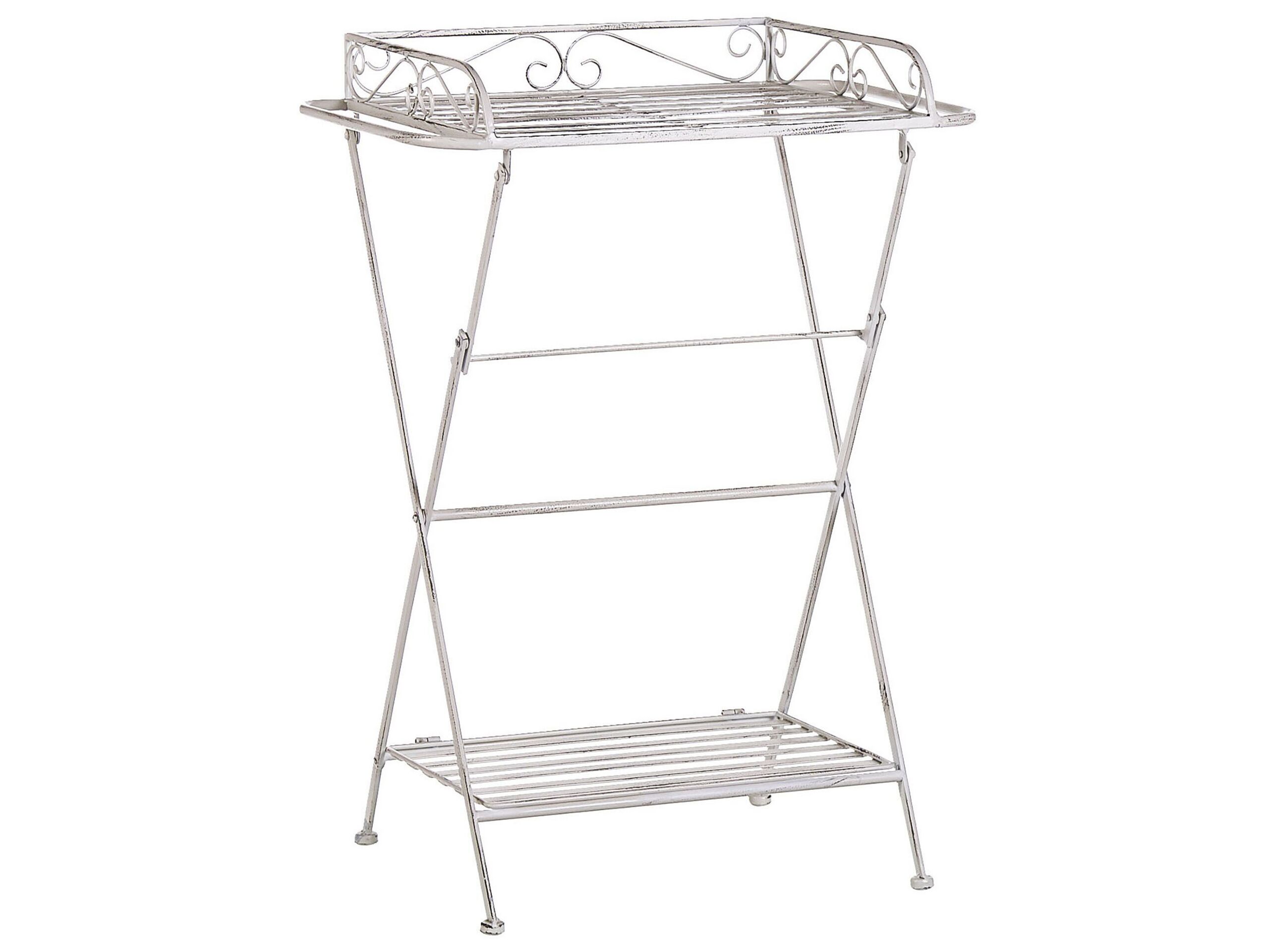 Metal Side Table White ANCUD