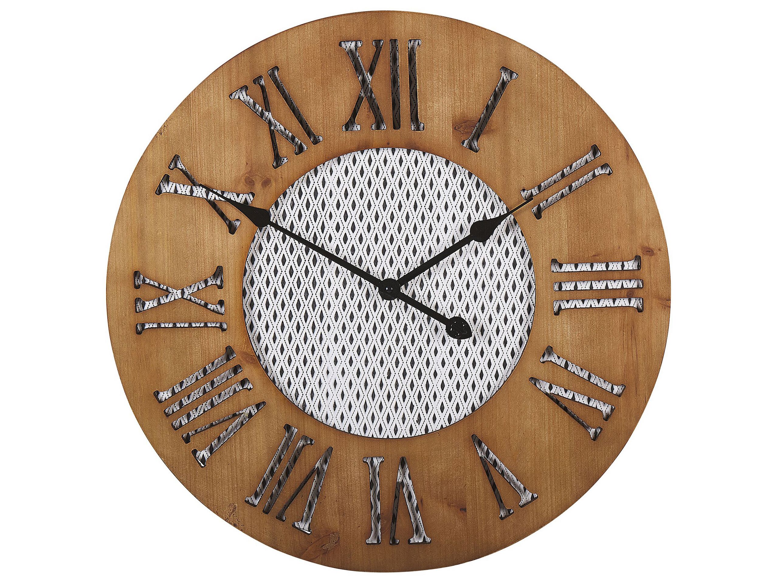 Wall Clock 60cm Dark Wood