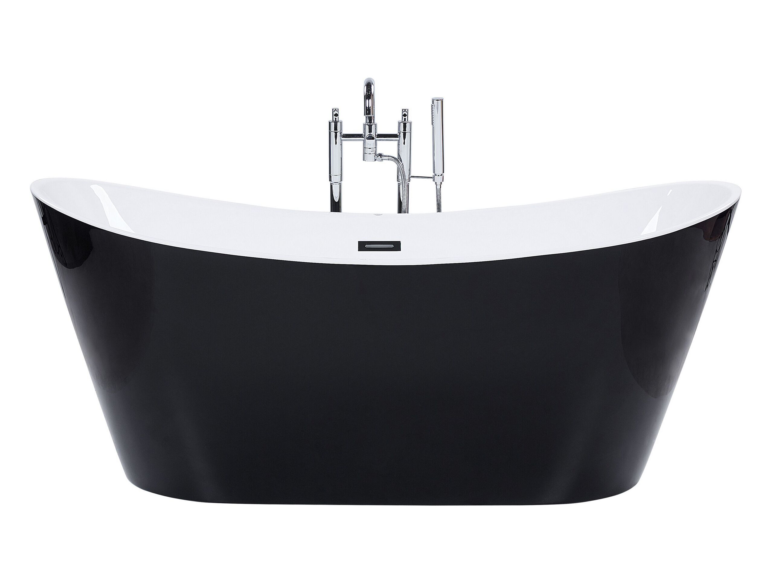 Freestanding Bath 1500 x 750 mm Black ANTIGUA