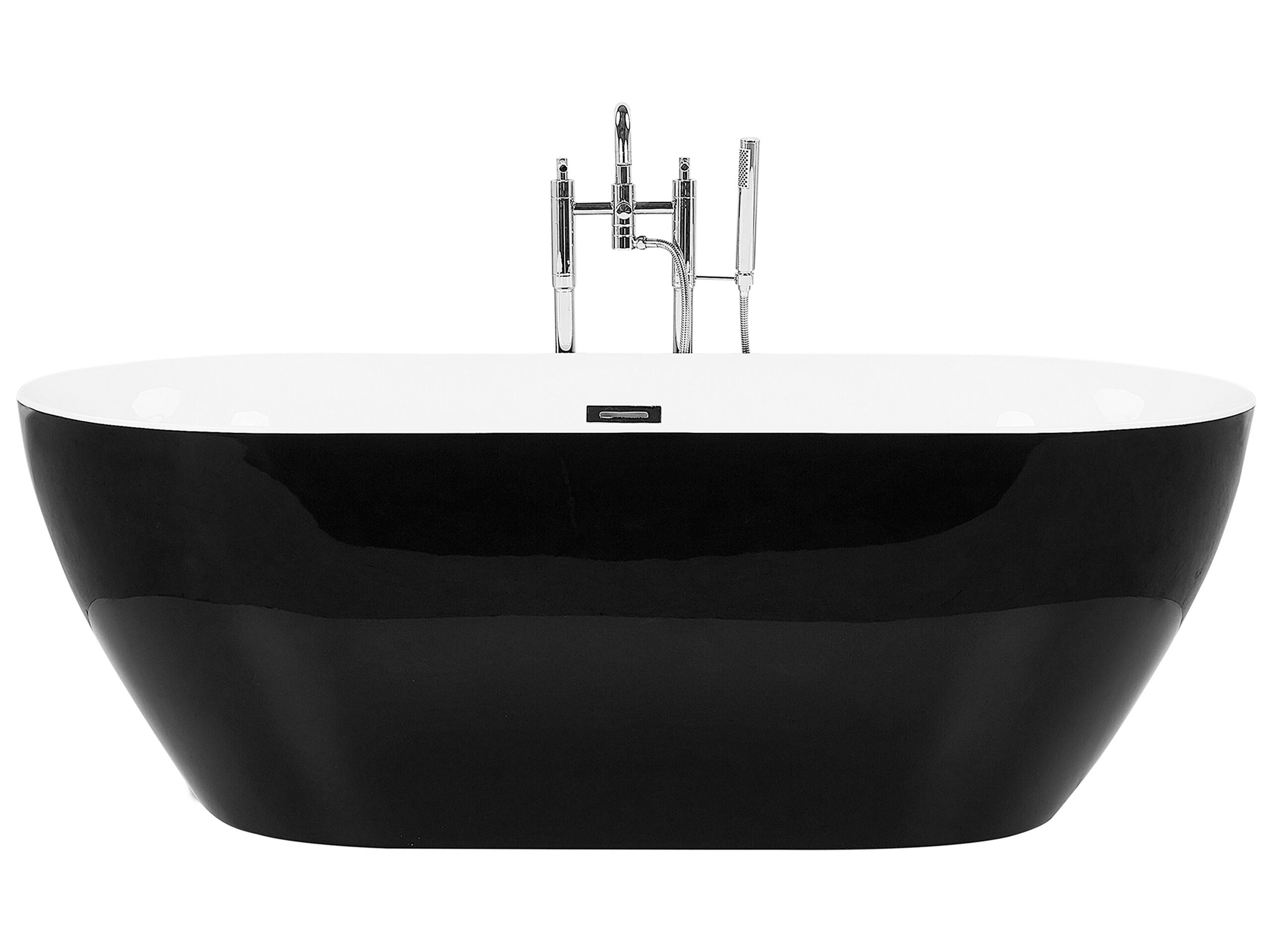 Freestanding Bath 1600 x 750 mm Black CARRERA