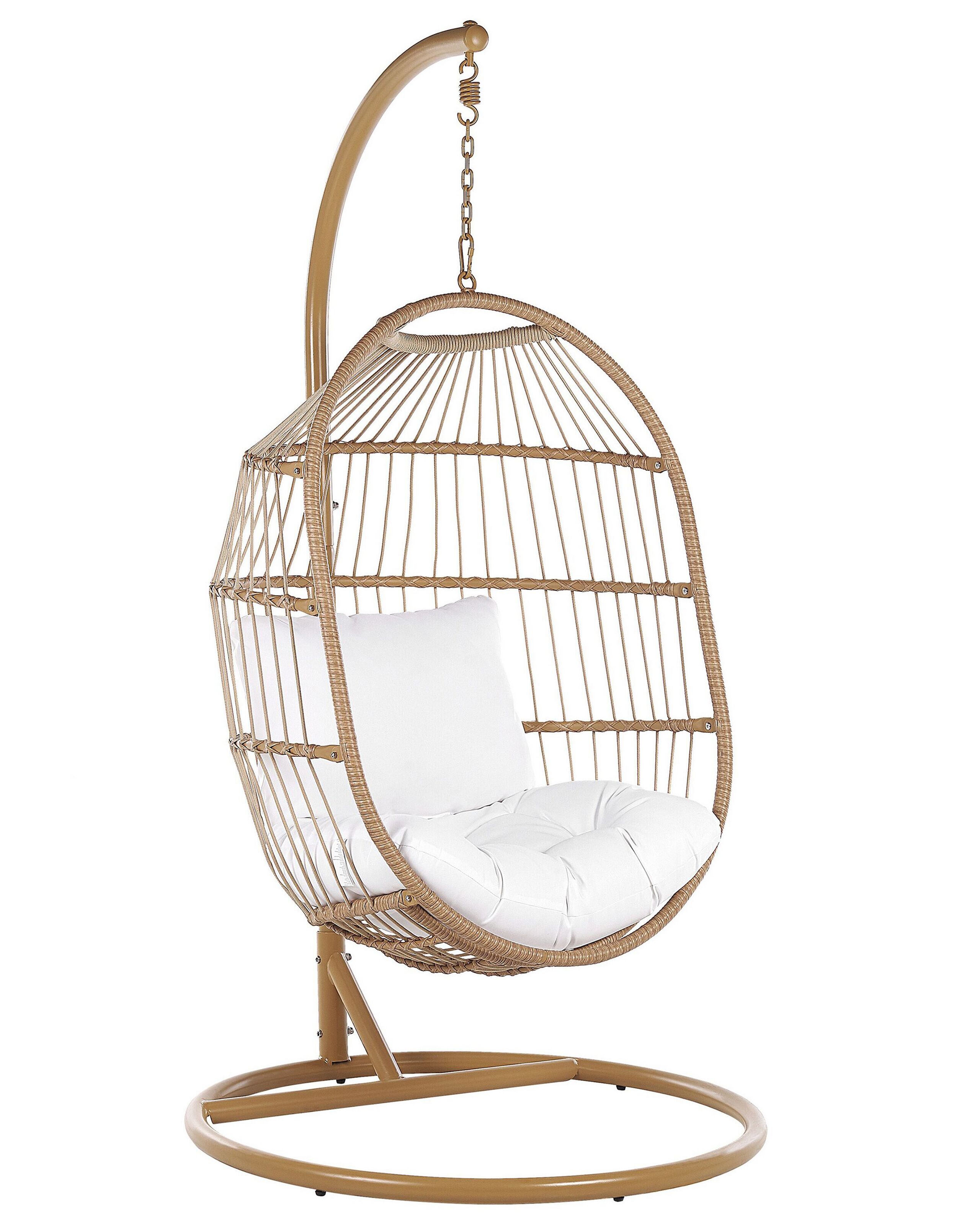 PE Rattan Hanging Chair Natural ALBA
