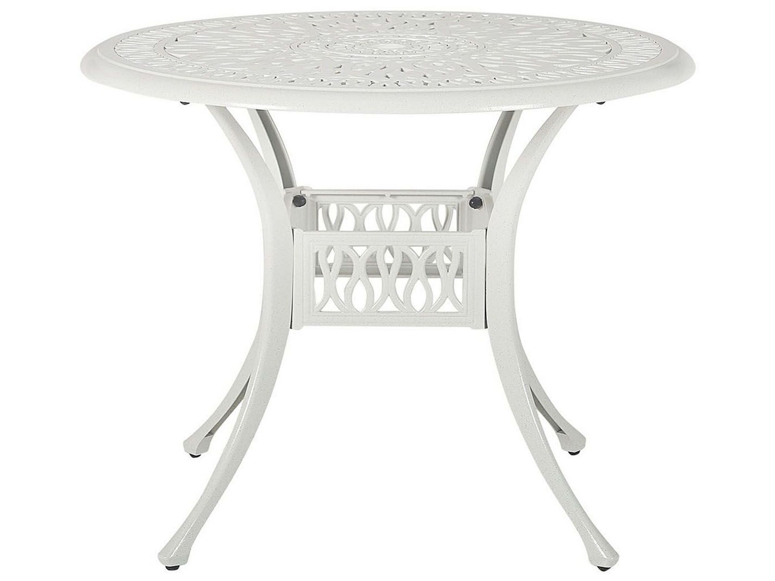 Round Garden Dining Table âŒ€ 90 cm White ANCONA