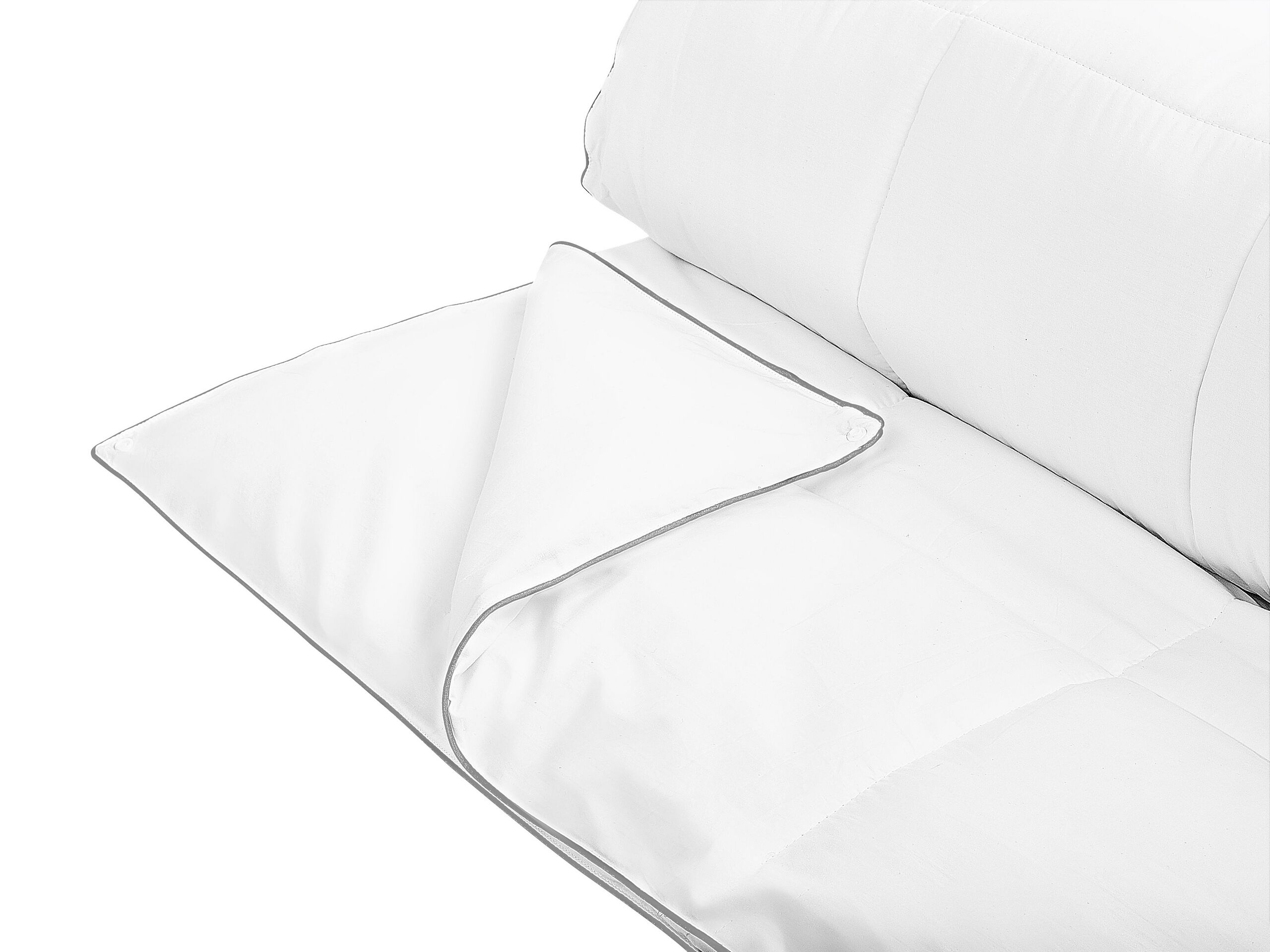 Microfibre Single Duvet Double-Layered All Season 135 x 200 cm TELENO