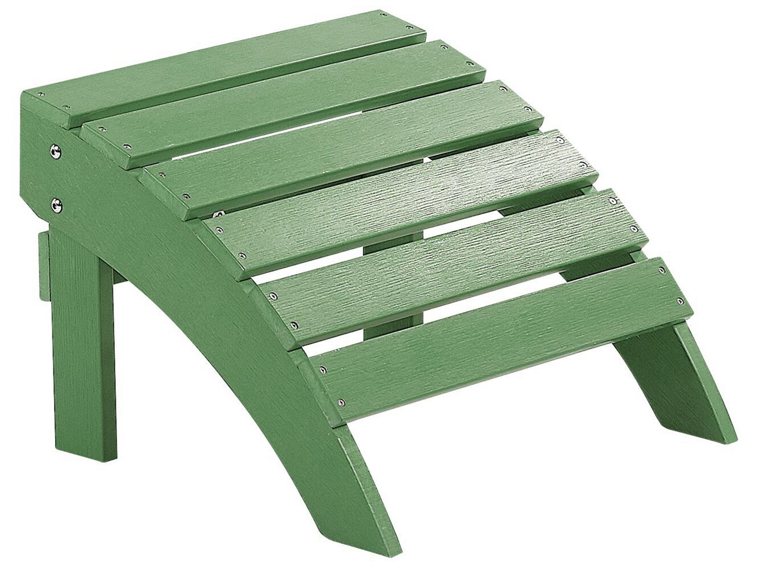 Garden Footstool Green ADIRONDACK