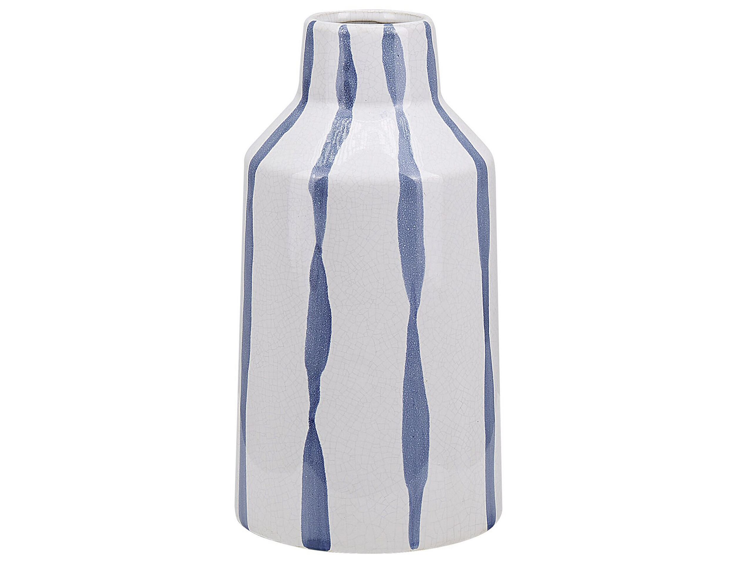Stoneware Flower Vase 22 Blue