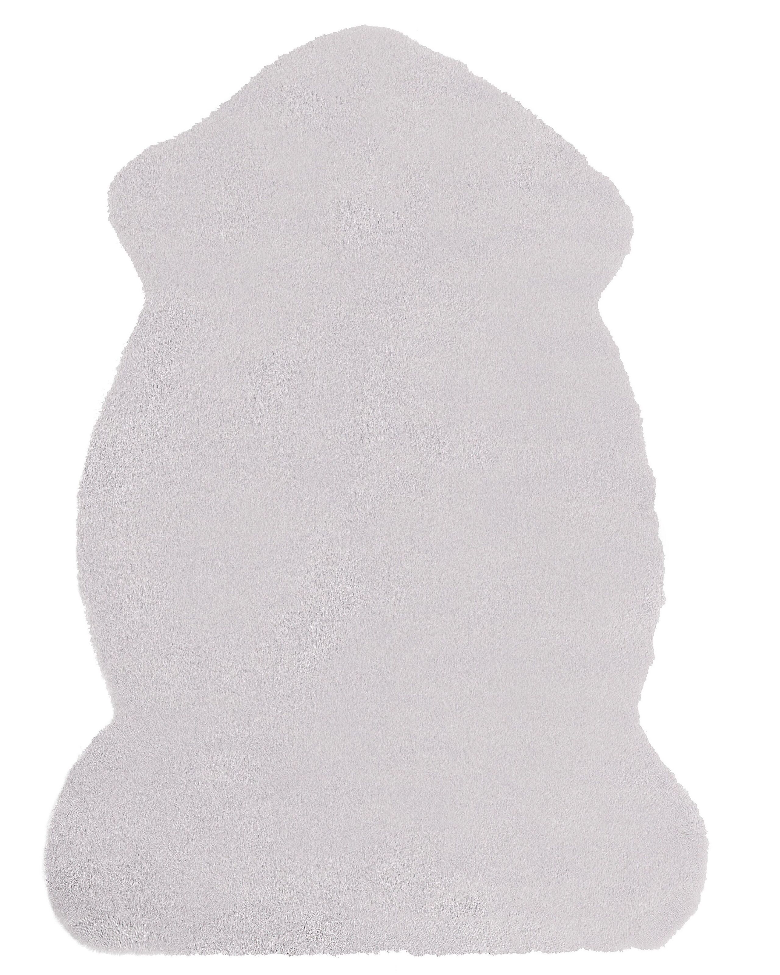 Faux Fur Rabbit Rug Grey UNDARA