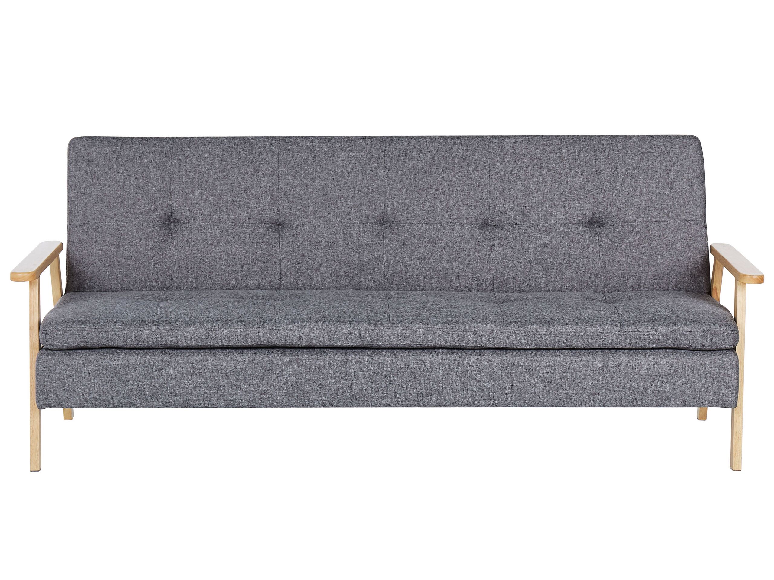 Fabric Sofa Bed Grey TJORN