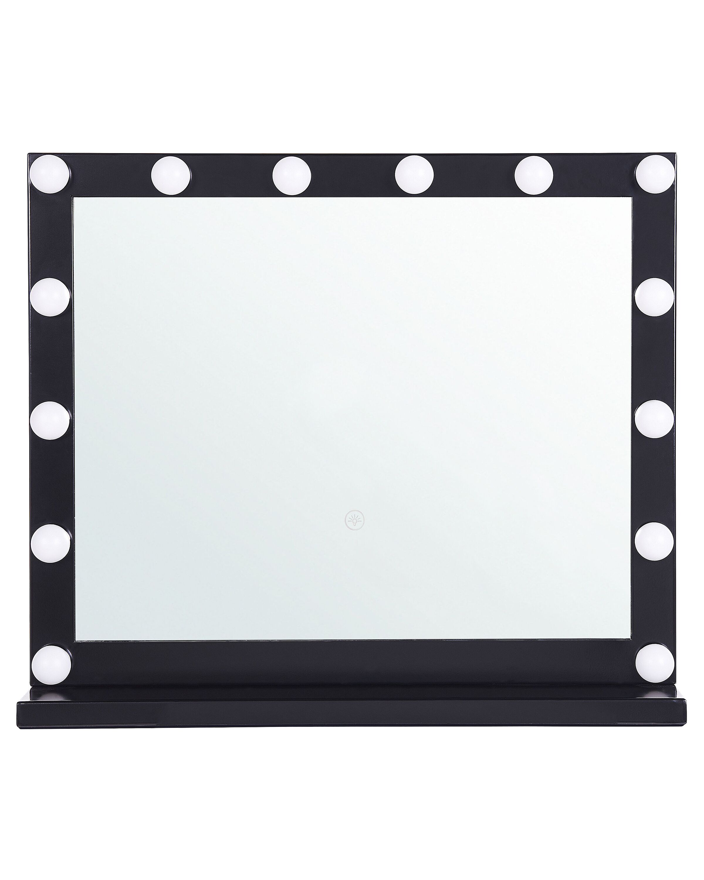 LED Dressing Table Mirror 50x60cm Black