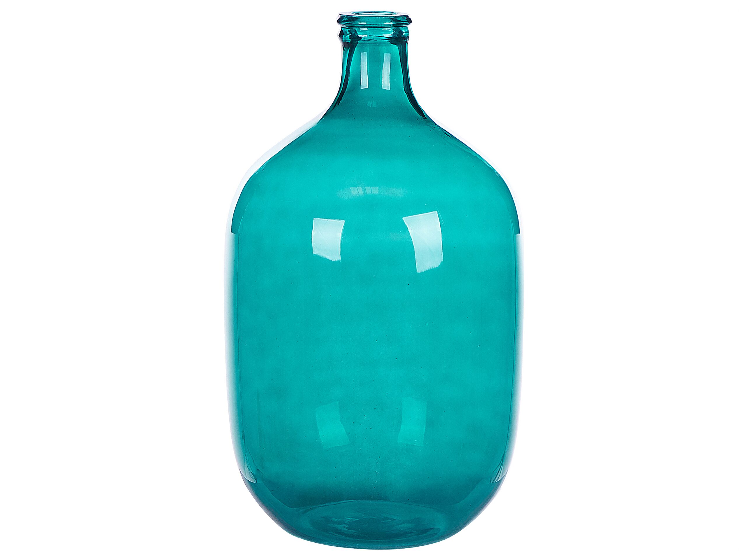 Glass Decorative Vase 48 Blue SAMOSA