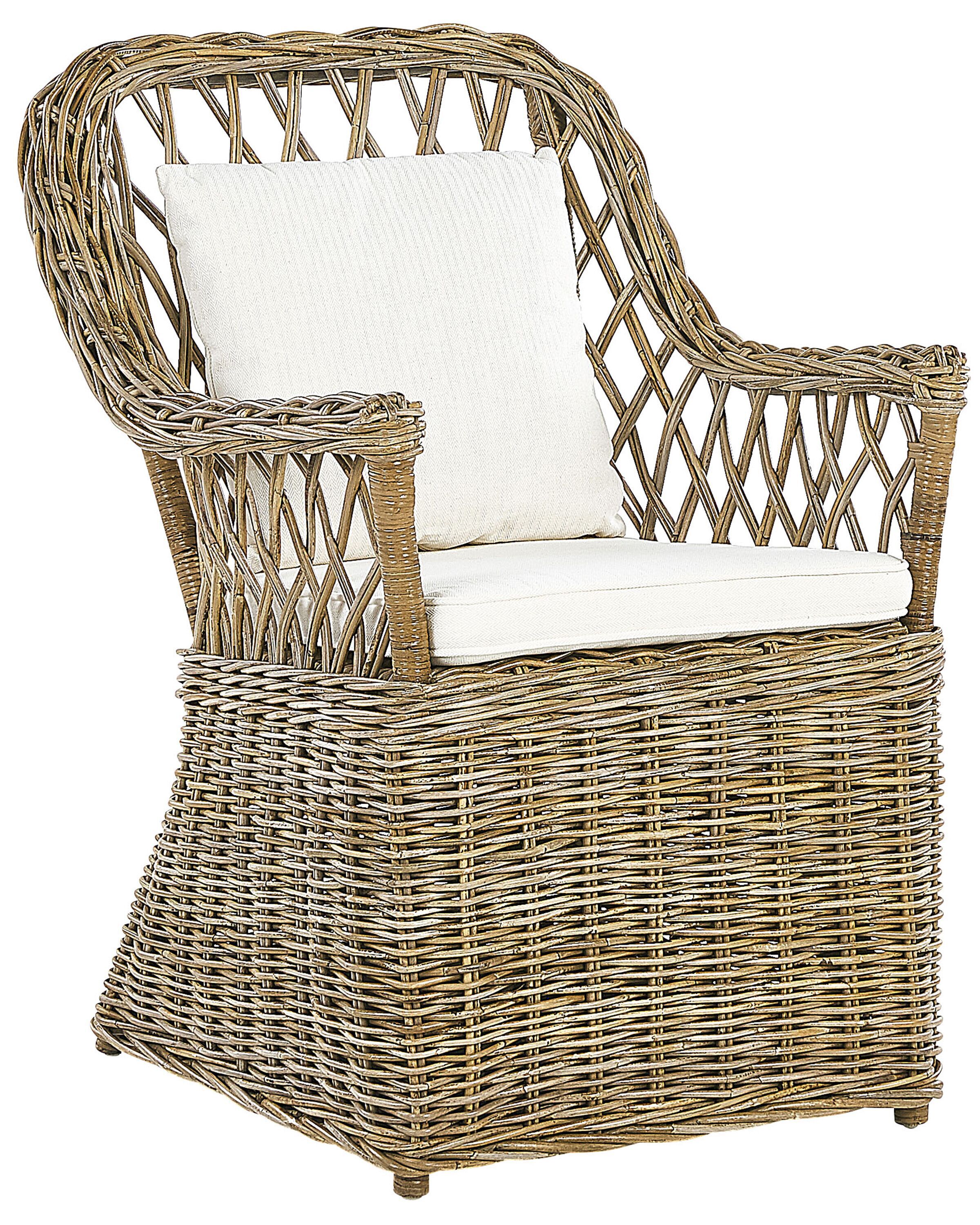 Rattan Garden Chair Natural MAROS