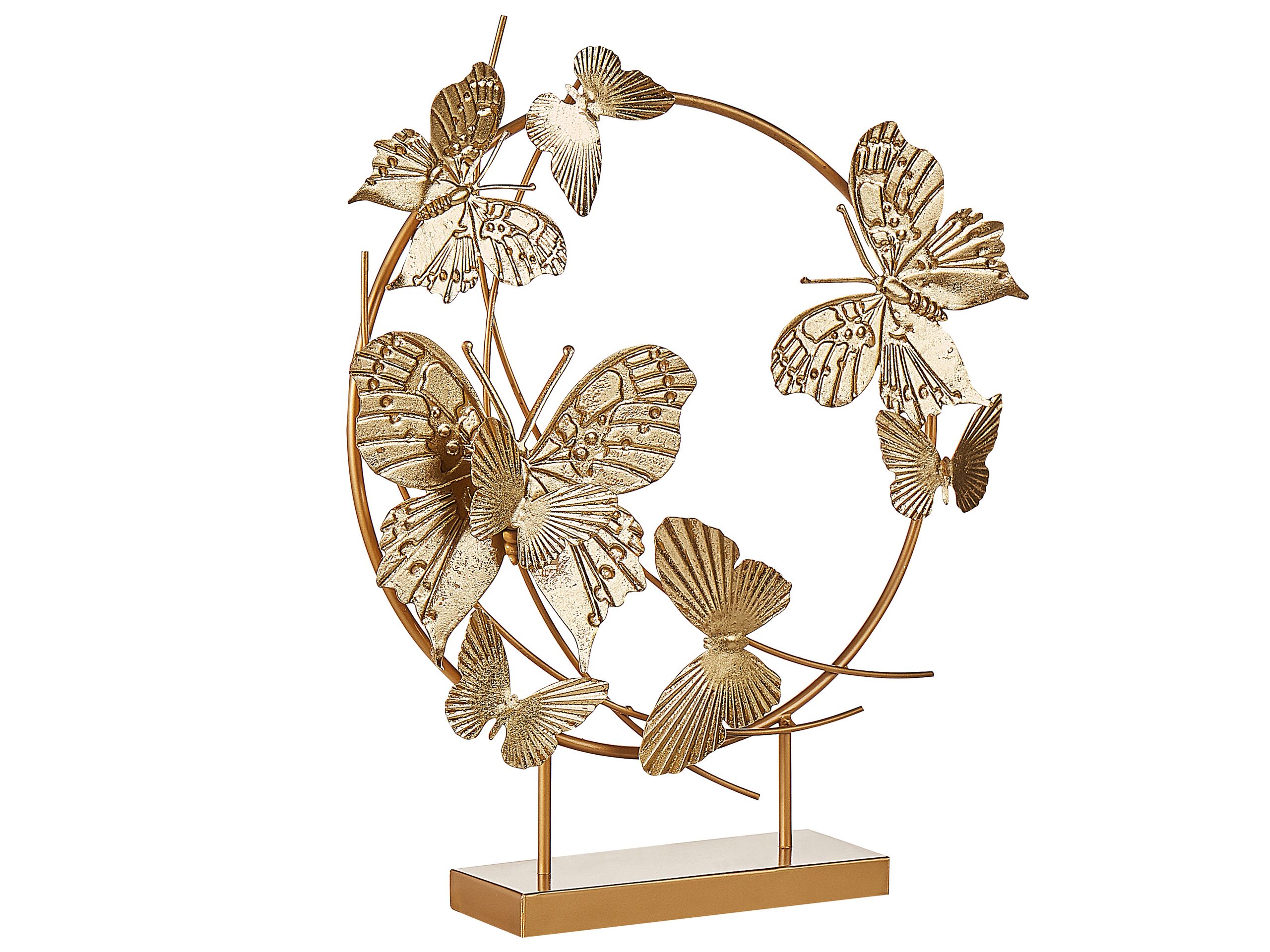 Decorative Figurine Butterflies Gold BERYLLIUM