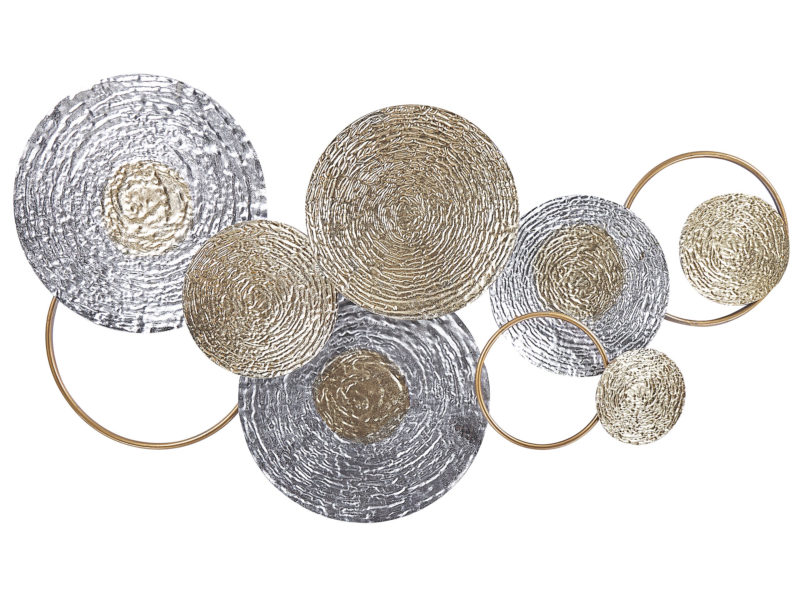 Wall DÃ cor Gold and Silver VANADIUM