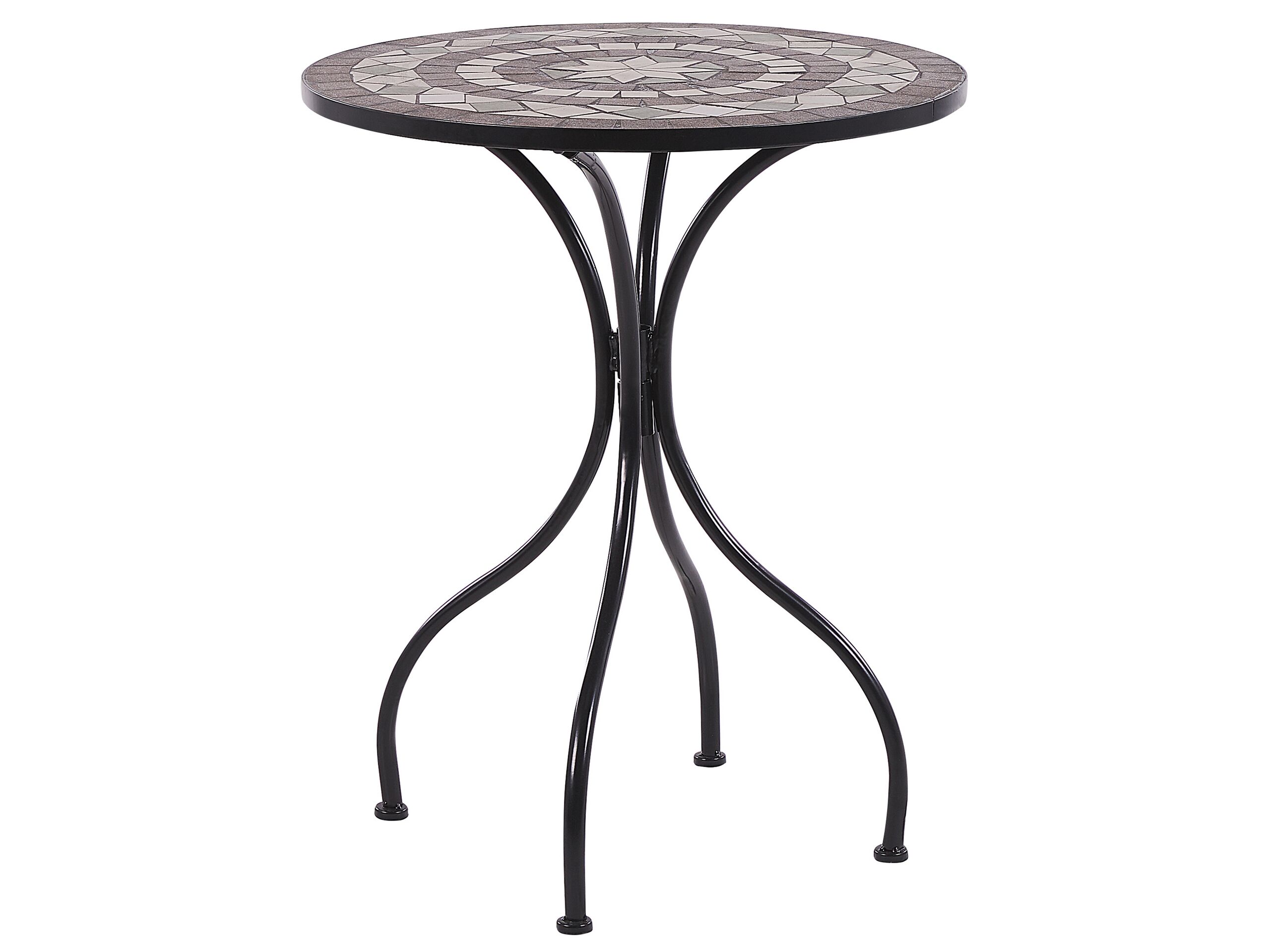 Metal Garden Bistro Table Ã ̧ 60 cm Black CARIATI