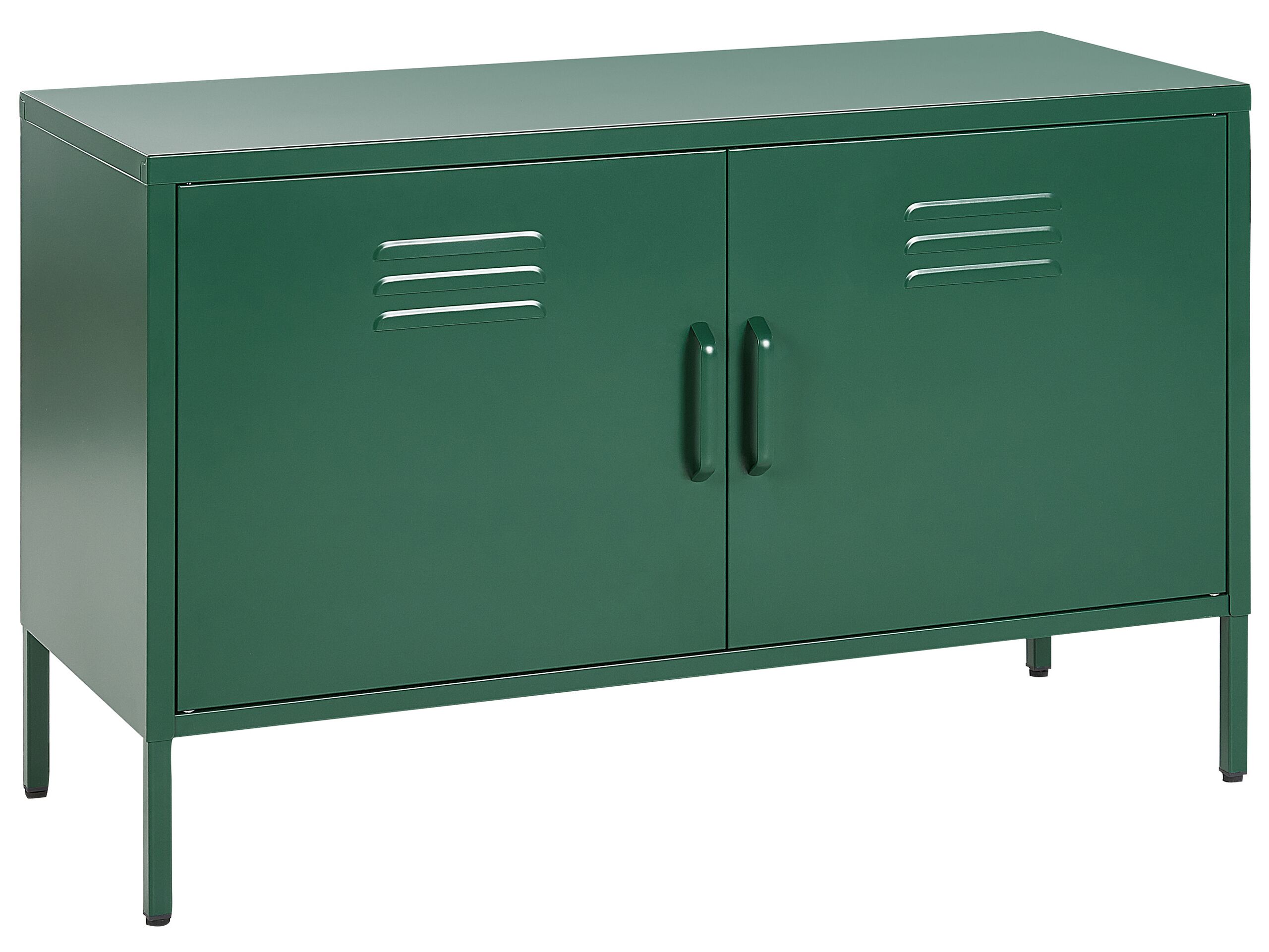 2 Door Metal Sideboard Green URIA