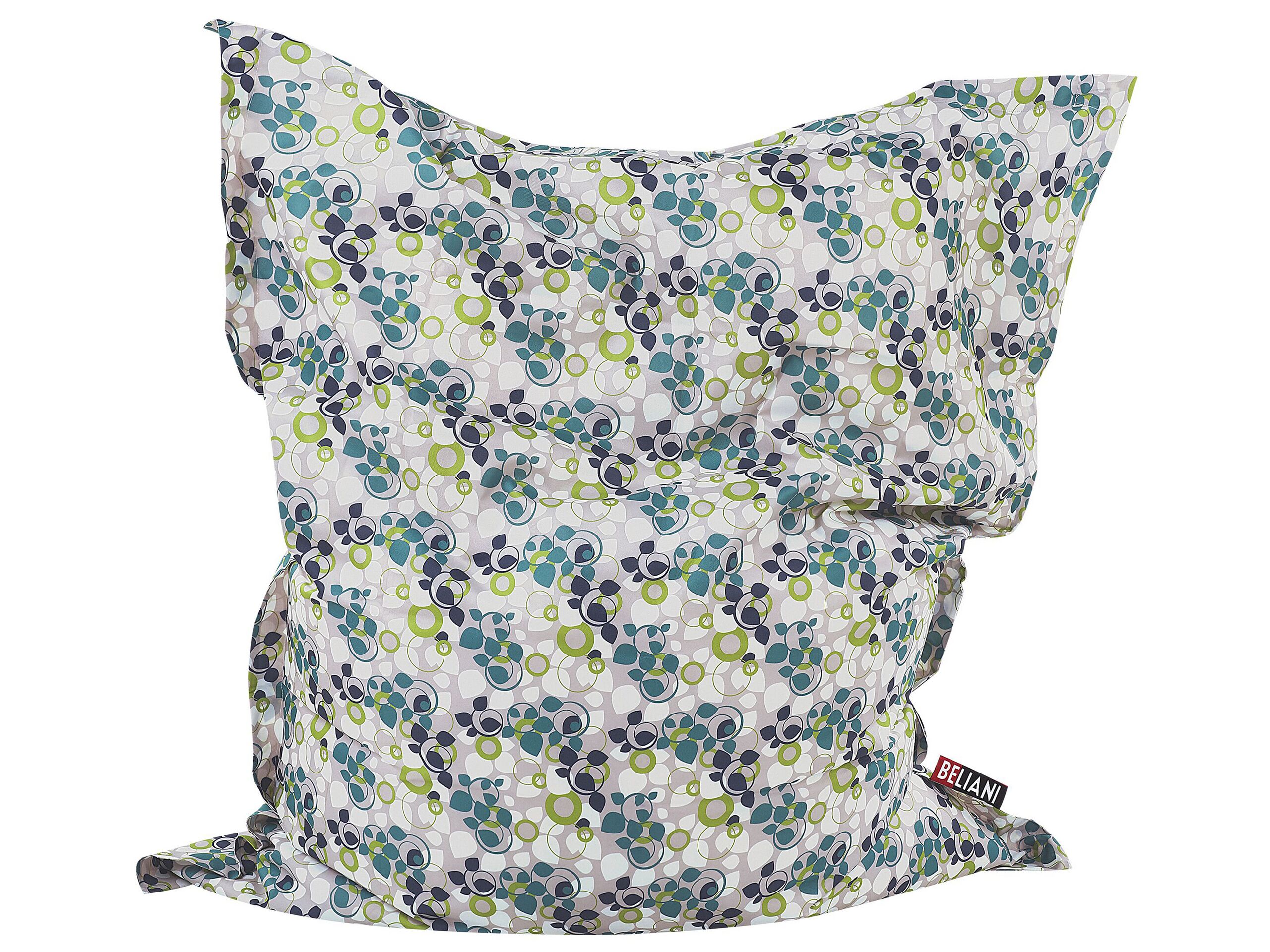 Large Bean Bag 140 x 180 cm Leaf Pattern FUZZY