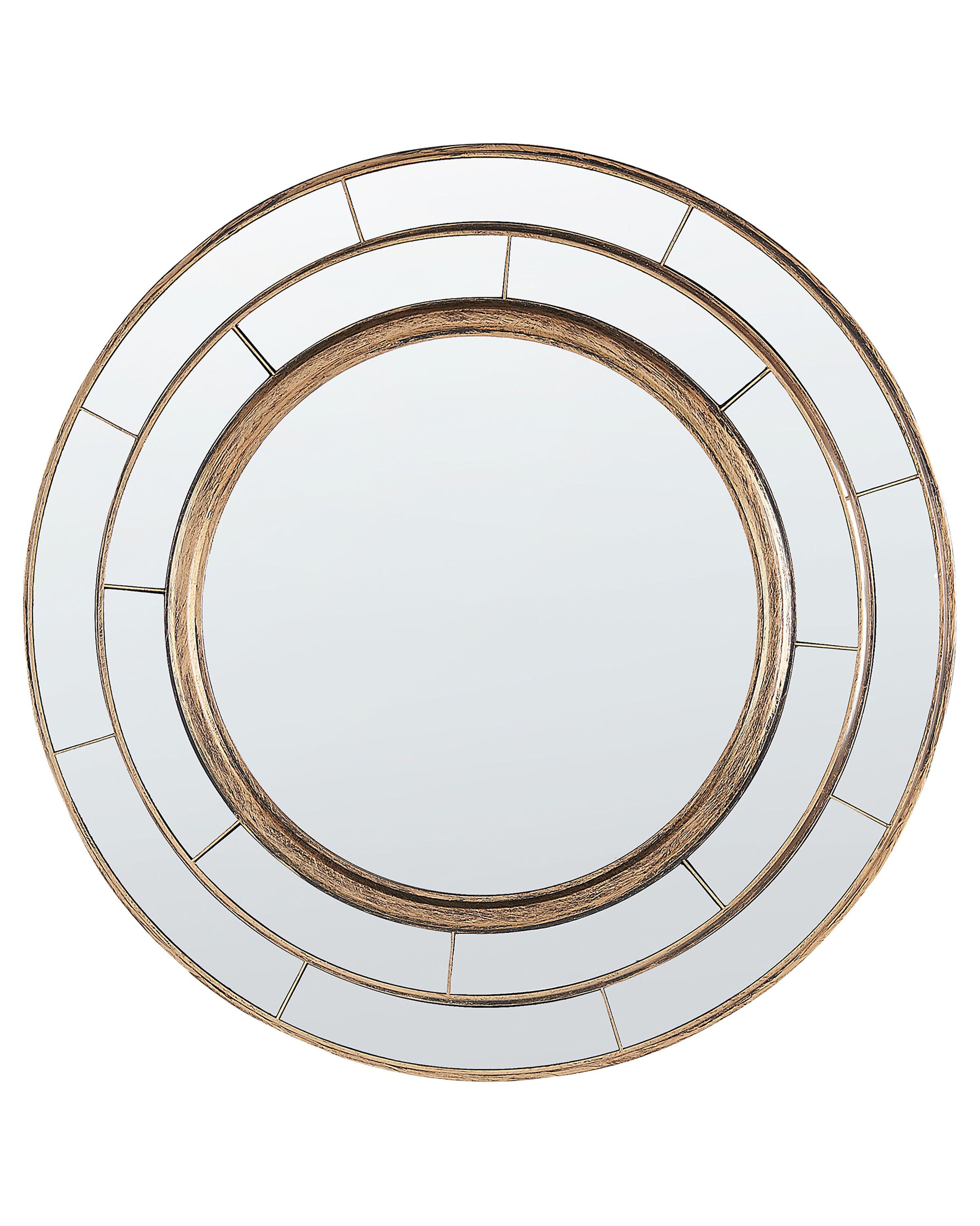Round Wall Mirror 40cm Gold