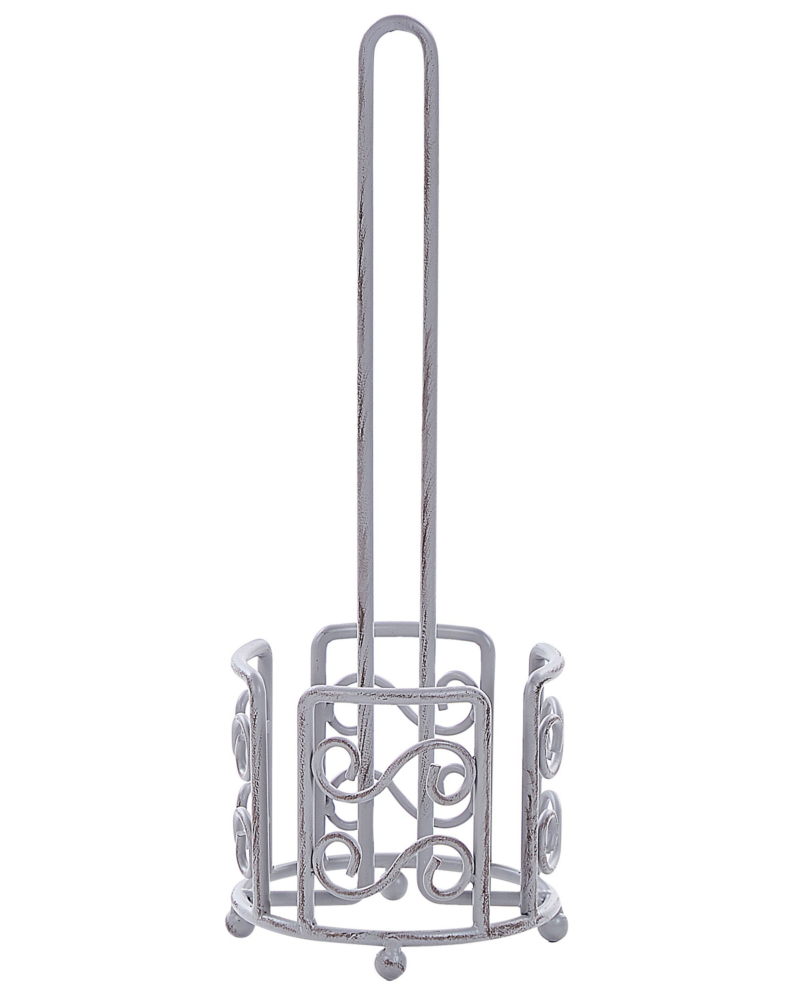 Freestanding Metal Toilet Paper Holder Grey MANDI