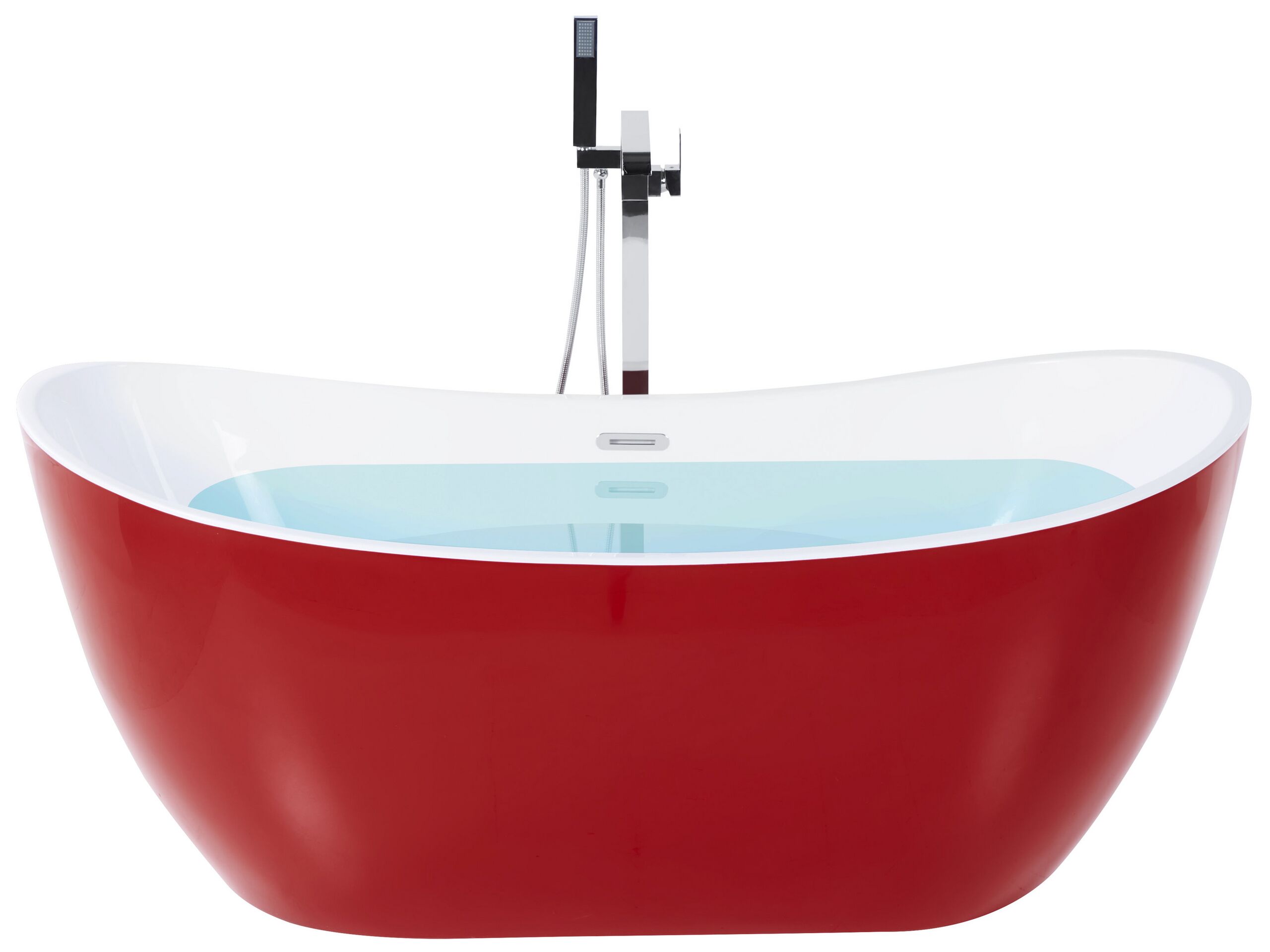 Freestanding Bath 1800 x 780 mm Red ANTIGUA