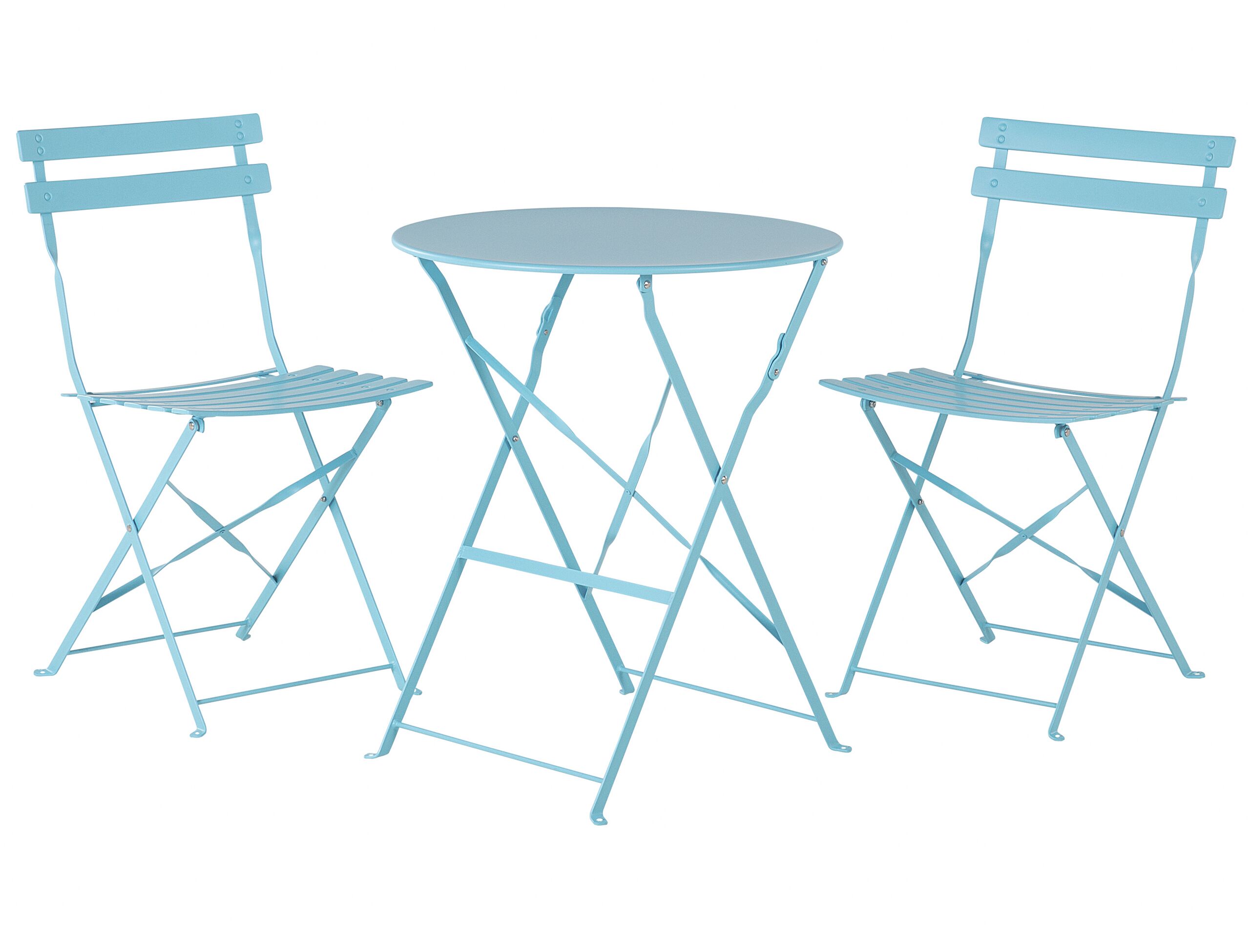 Steel Garden Bistro Set Blue FIORI
