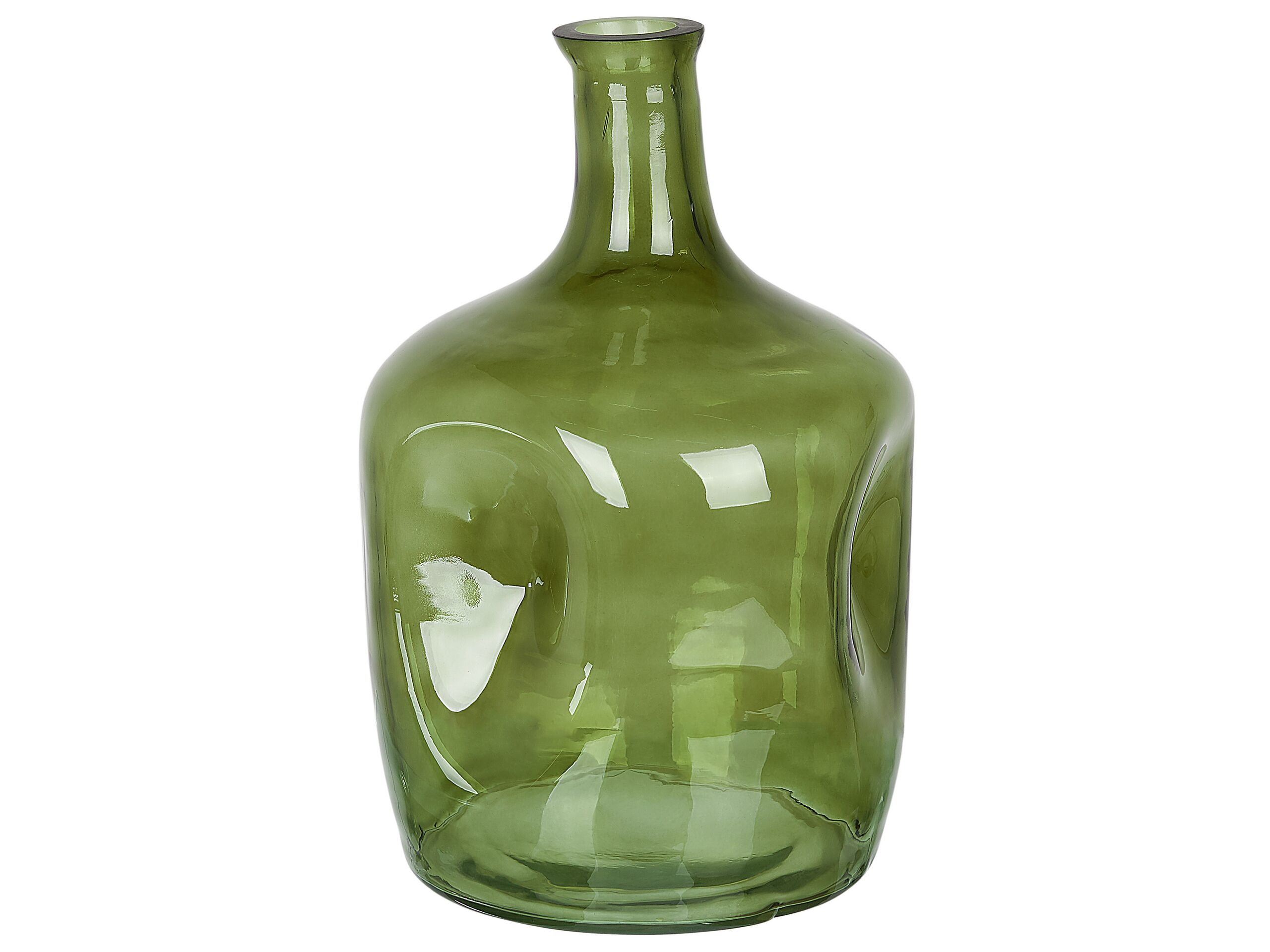 Glass Flower Vase 30 Green KERALA